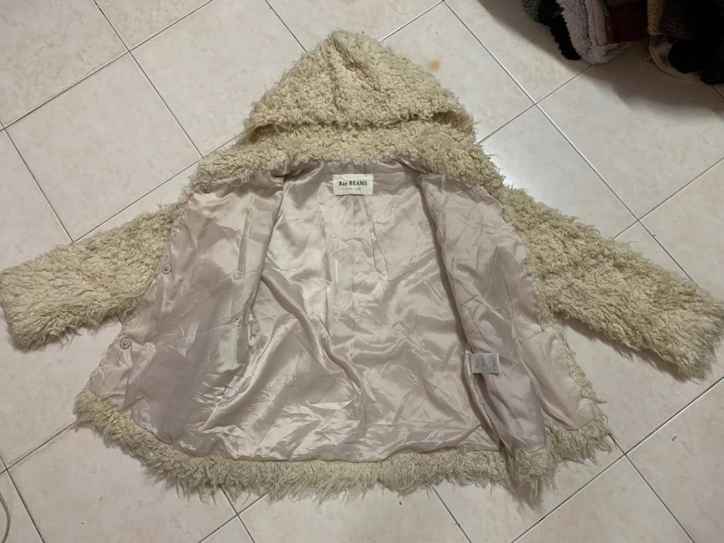 Japanese Brand × Vintage Ray Beams Faux Fur Button Jacket Size M / US 6-8 / IT 42-44 - 7 Thumbnail