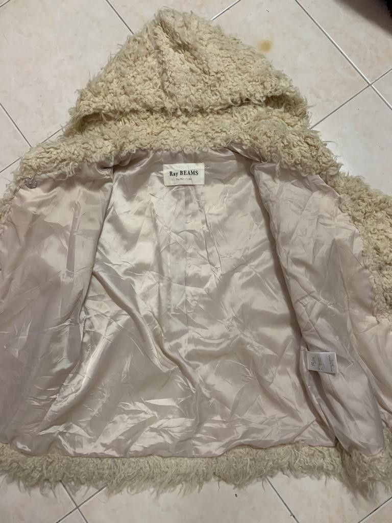 Japanese Brand × Vintage Ray Beams Faux Fur Button Jacket Size M / US 6-8 / IT 42-44 - 8 Thumbnail