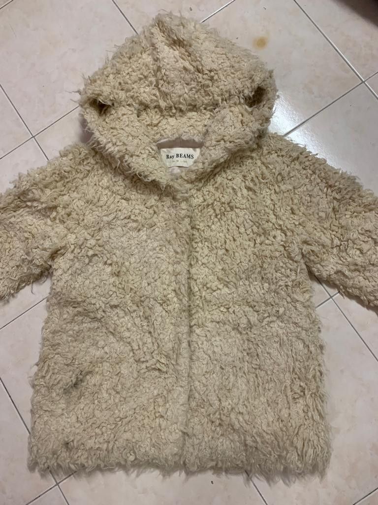 Japanese Brand × Vintage Ray Beams Faux Fur Button Jacket Size M / US 6-8 / IT 42-44 - 5 Thumbnail