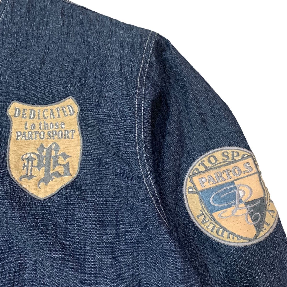 Japanese Brand Vintage Parto ll Individual Bomber Jacket Size US L / EU 52-54 / 3 - 10 Thumbnail