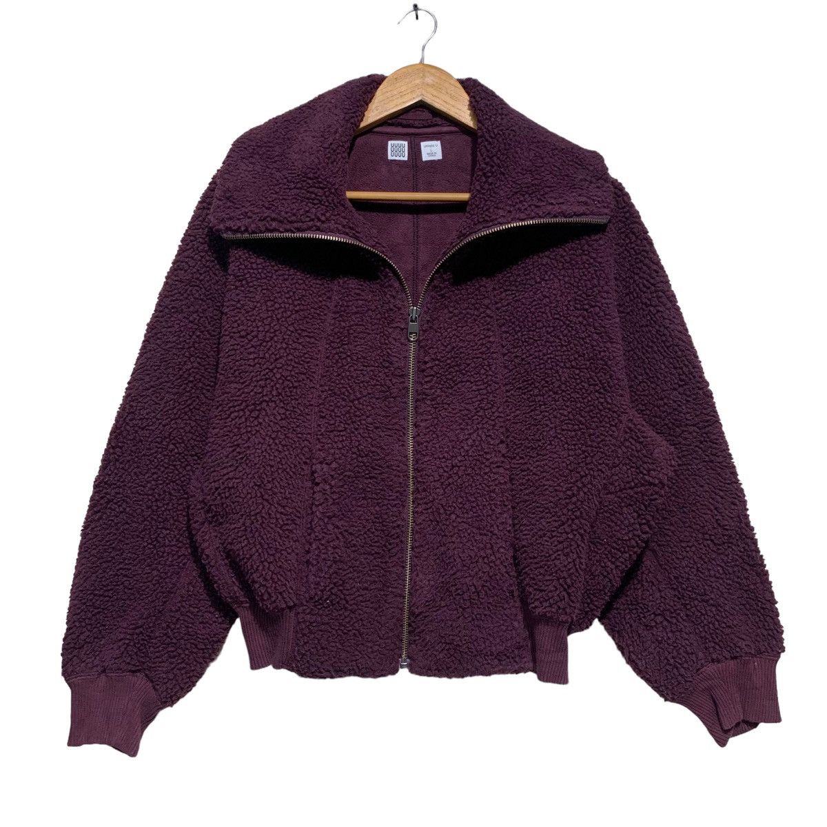 Lemaire X Uniqlo Fleece Sherpa Turtleneck Jacket