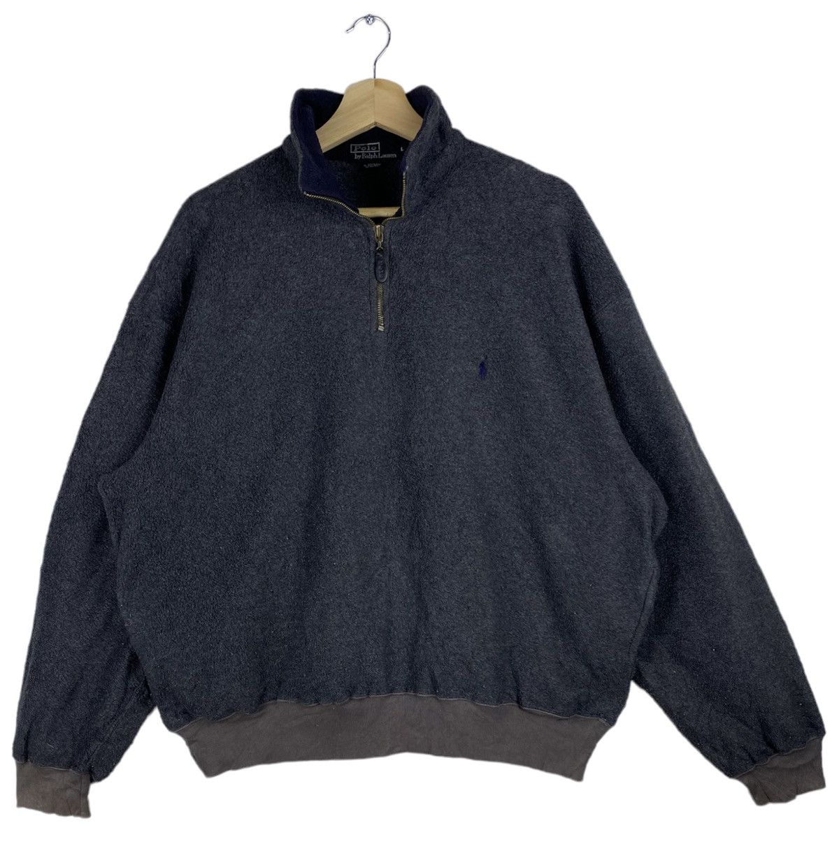 Polo Ralph Lauren GONE 🔥 Vintage Polo Ralph Lauren Fleece Sweatshirt Size US L / EU 52-54 / 3 - 1 Thumbnail