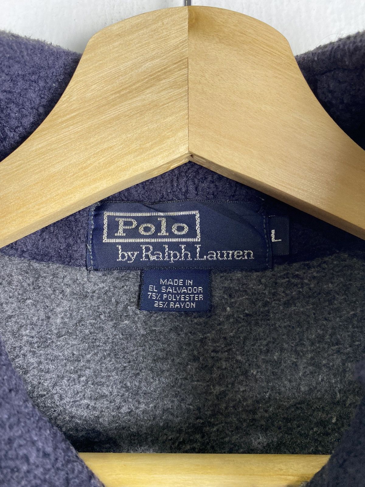 Polo Ralph Lauren GONE 🔥 Vintage Polo Ralph Lauren Fleece Sweatshirt Size US L / EU 52-54 / 3 - 4 Thumbnail