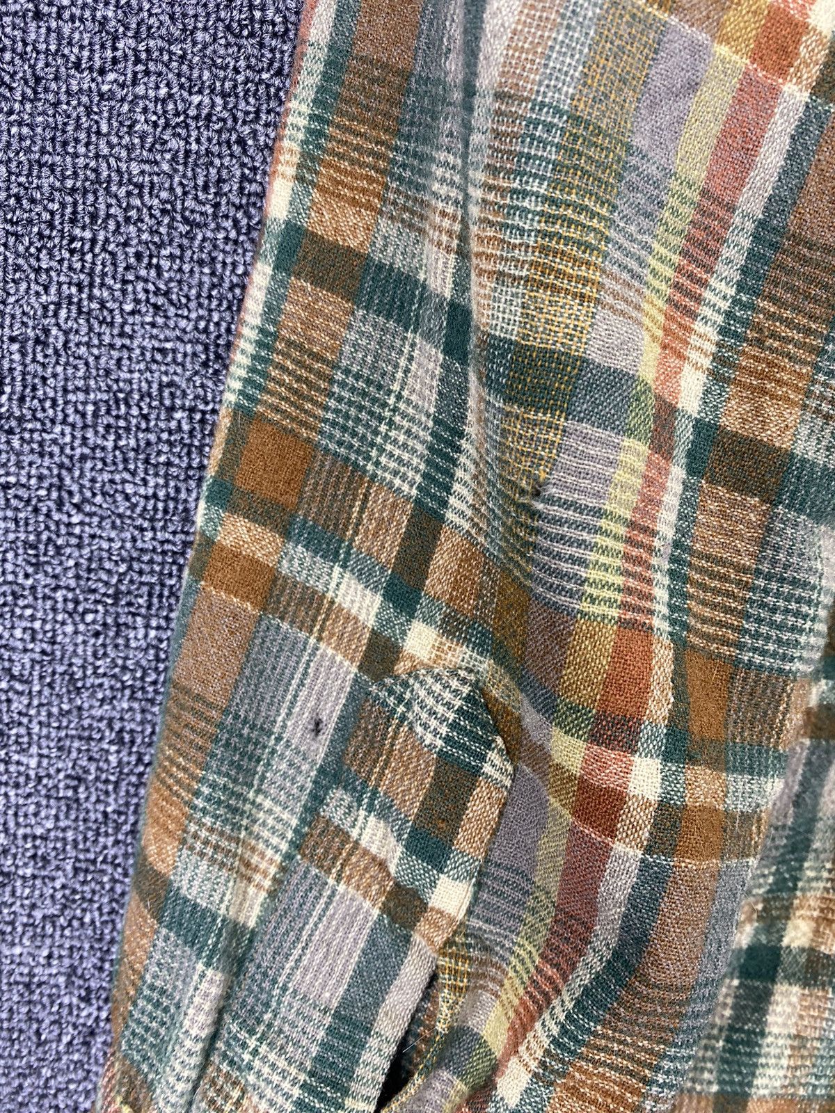 Flannel Vintage Pendleton Wool Flannel Shadow Plaid Shirts Button Up Size L / US 10 / IT 46 - 10 Thumbnail