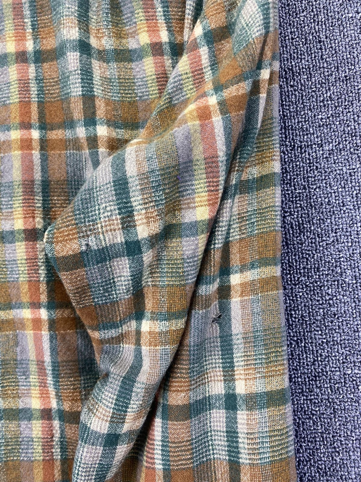 Flannel Vintage Pendleton Wool Flannel Shadow Plaid Shirts Button Up Size L / US 10 / IT 46 - 11 Thumbnail