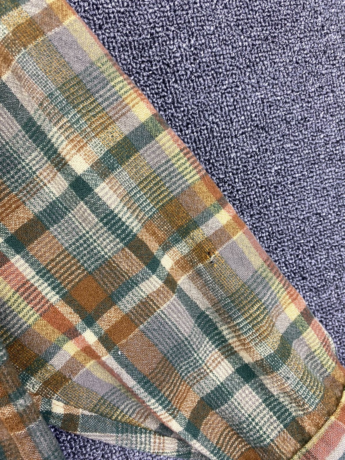 Flannel Vintage Pendleton Wool Flannel Shadow Plaid Shirts Button Up Size L / US 10 / IT 46 - 8 Thumbnail