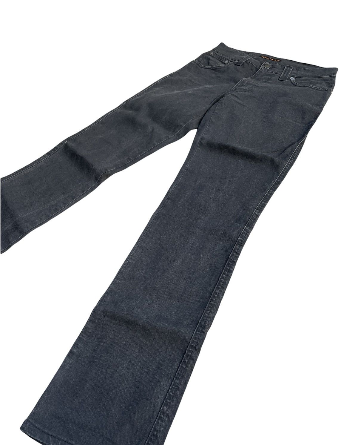 Nudie Jeans Nudie Slim Jim Dry Black Coat Denim Size US 29 - 2 Thumbnail
