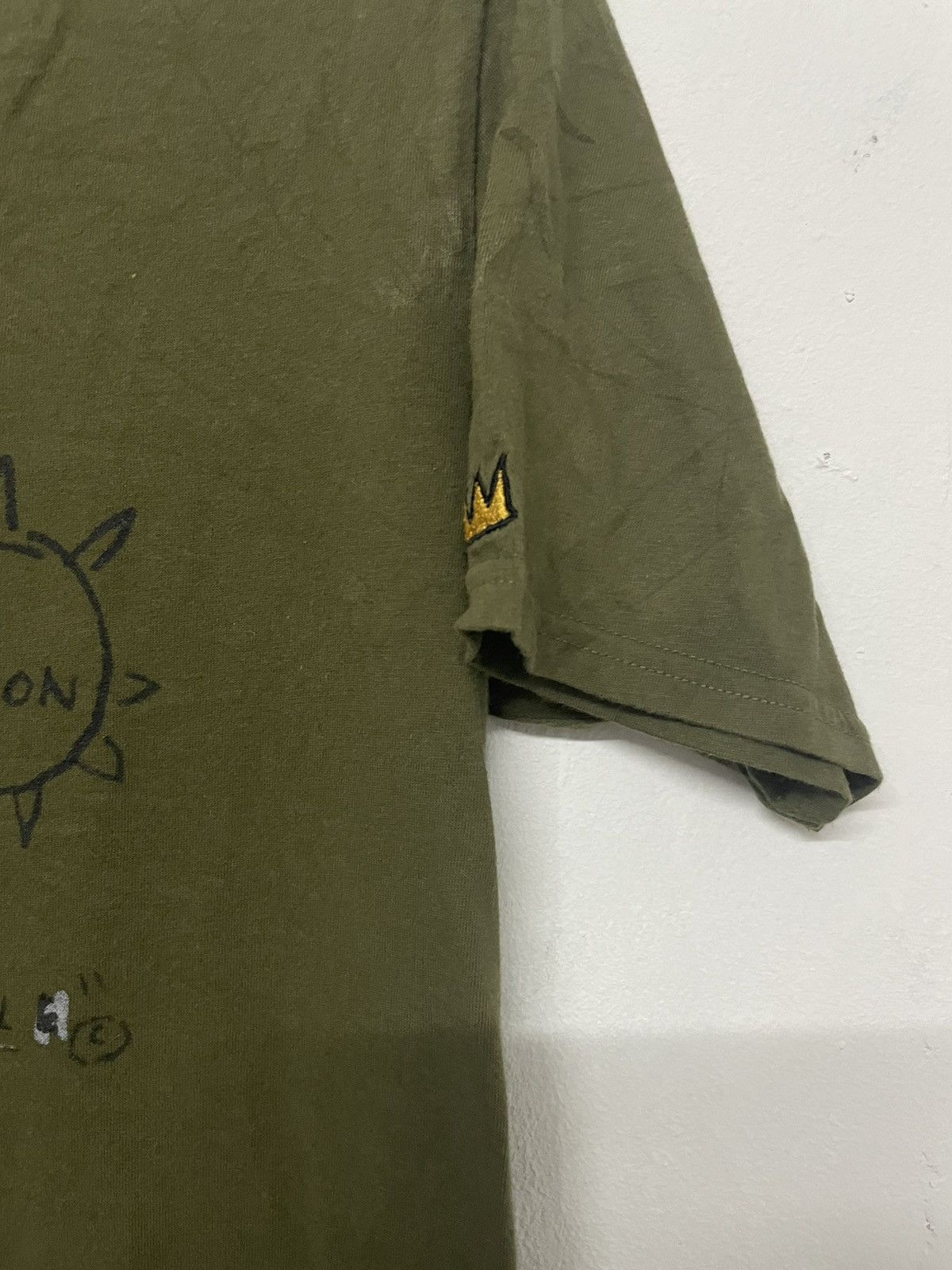 Japanese Brand Jean-Michel Basquiat x ikka v-neck Size US L / EU 52-54 / 3 - 3 Thumbnail