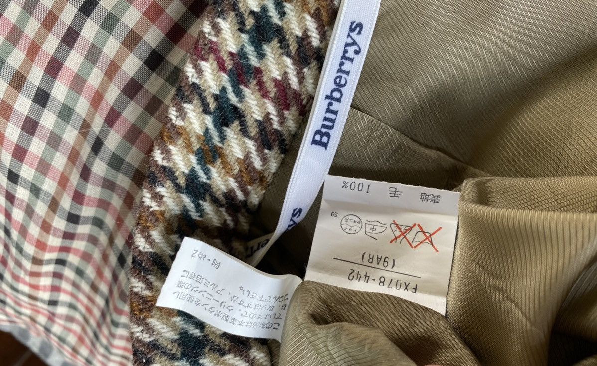 Burberry Vintage 90's Burberrys Nova Check Wool Skirt Size 25" / US 0 / IT 36 - 5 Thumbnail