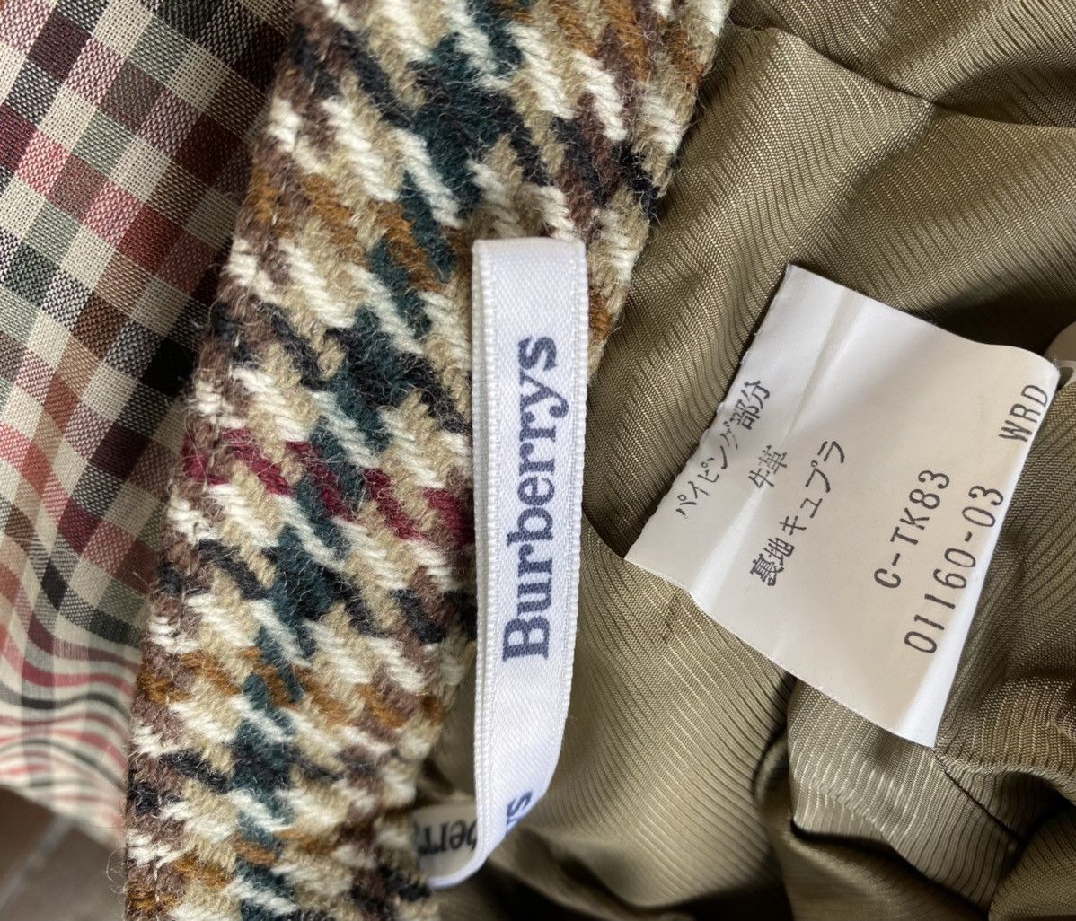 Burberry Vintage 90's Burberrys Nova Check Wool Skirt Size 25" / US 0 / IT 36 - 6 Thumbnail