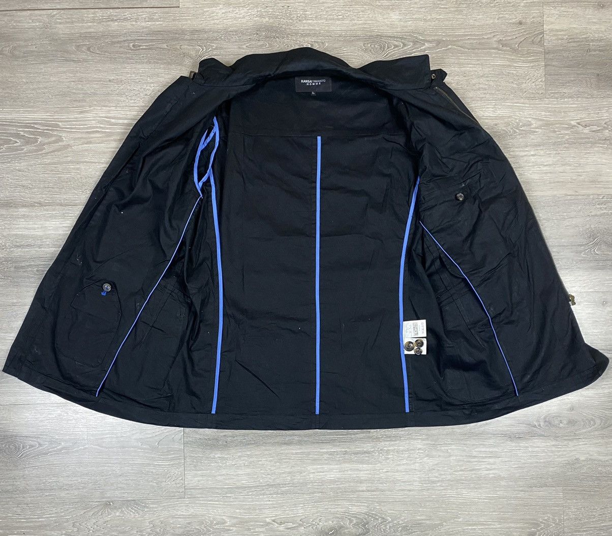 Kansai Yamamoto OFFER 🔥 VINTAGE KANSAI YAMAMOTO HOMME COAT ZIPPER JACKET Size US L / EU 52-54 / 3 - 11 Thumbnail