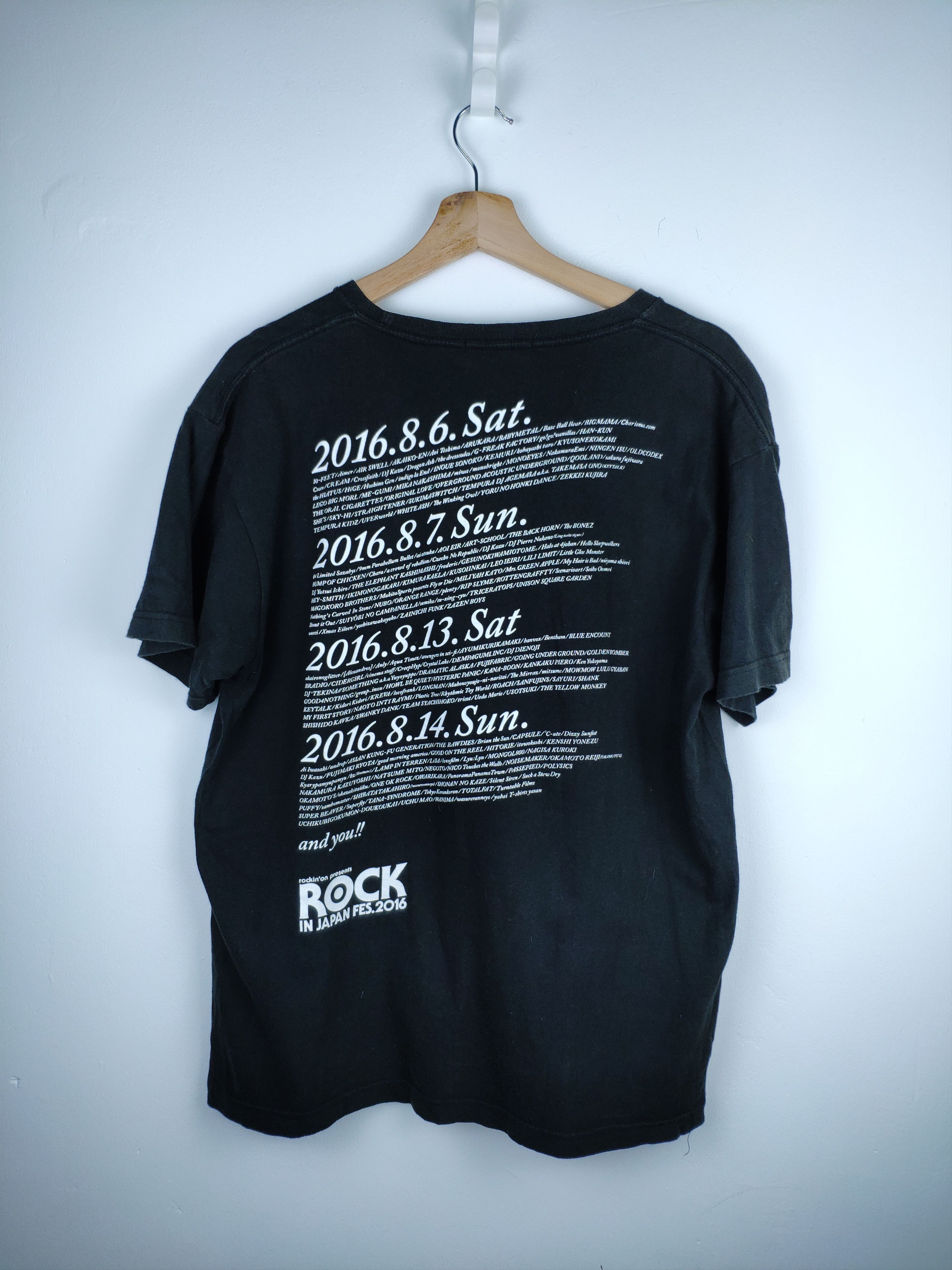 Japanese Brand Steal 💥 Rock T Shirt Japan Festival Tee Size US M / EU 48-50 / 2 - 5 Thumbnail