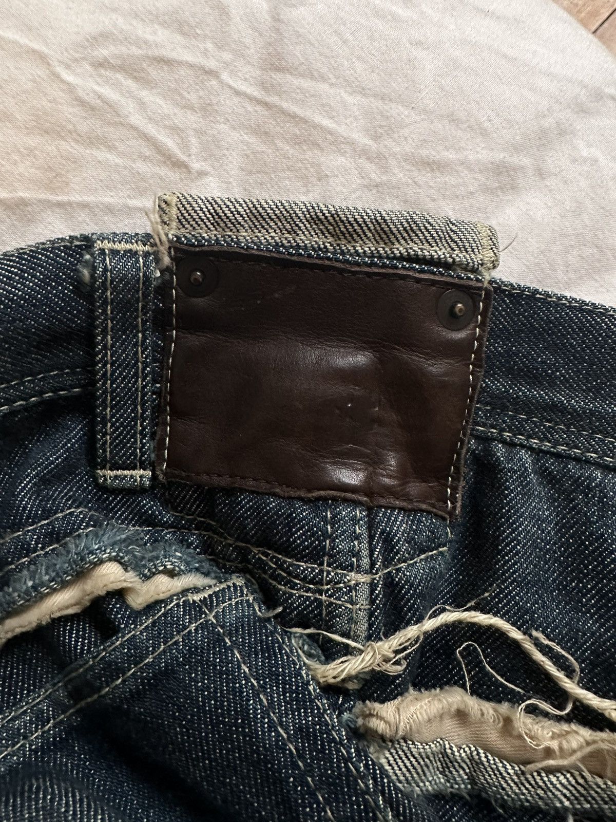 Yohji Yamamoto Ys Distressed Denim