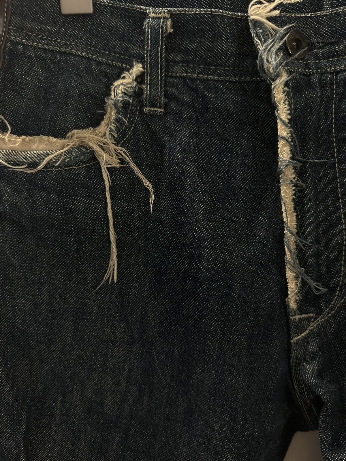 Yohji Yamamoto Ys Distressed Denim
