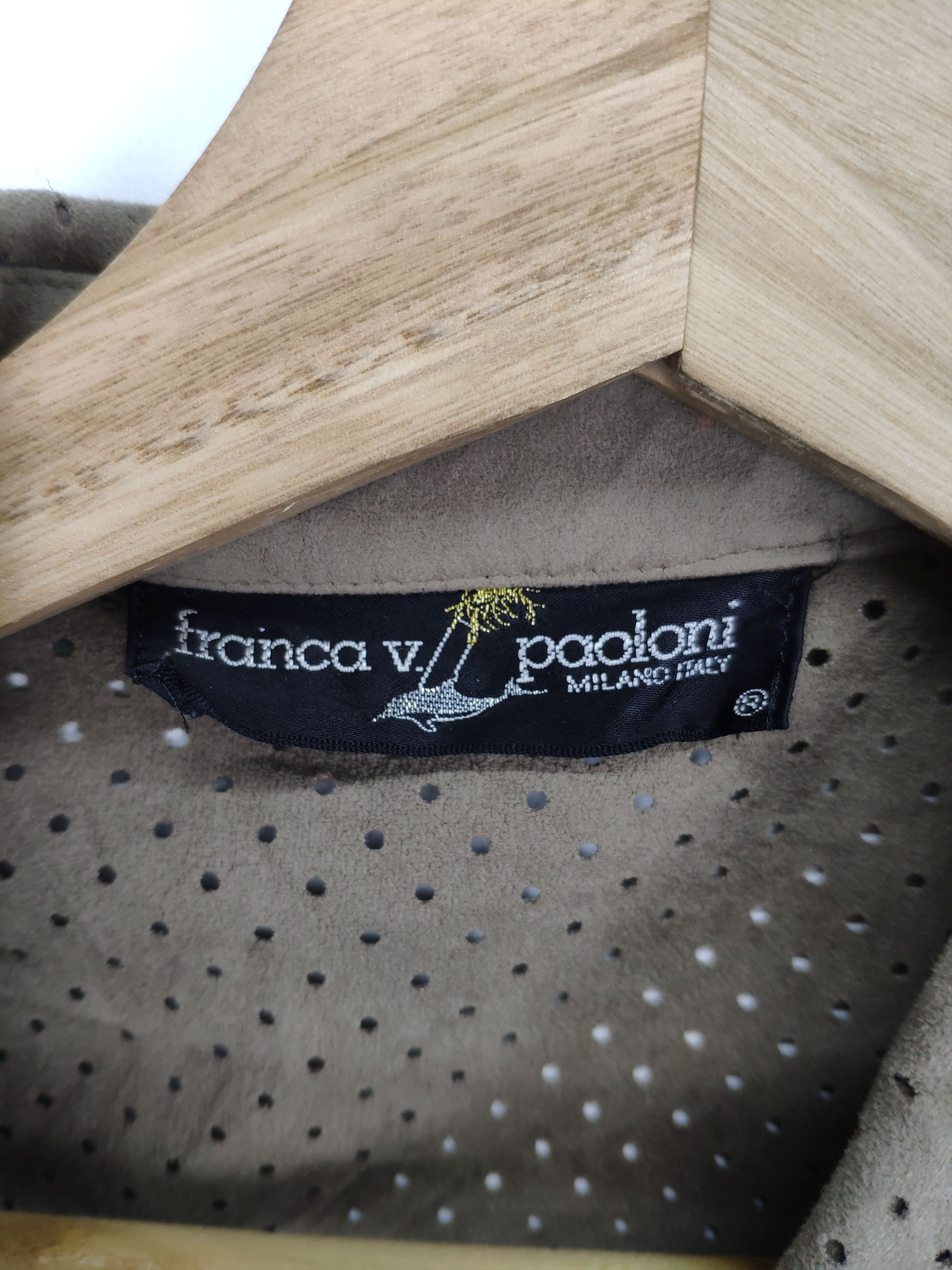 Designer × Vintage Vintage Snap Button Shirt by Franca V. Paoloni Size M / US 6-8 / IT 42-44 - 11 Thumbnail