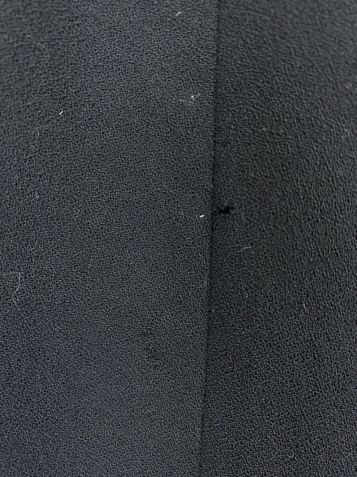 Christian Dior Monsieur Vintage 80s Dior Virgin Wool Black Midi Skirts Size 28" / US 6 / IT 42 - 9 Thumbnail