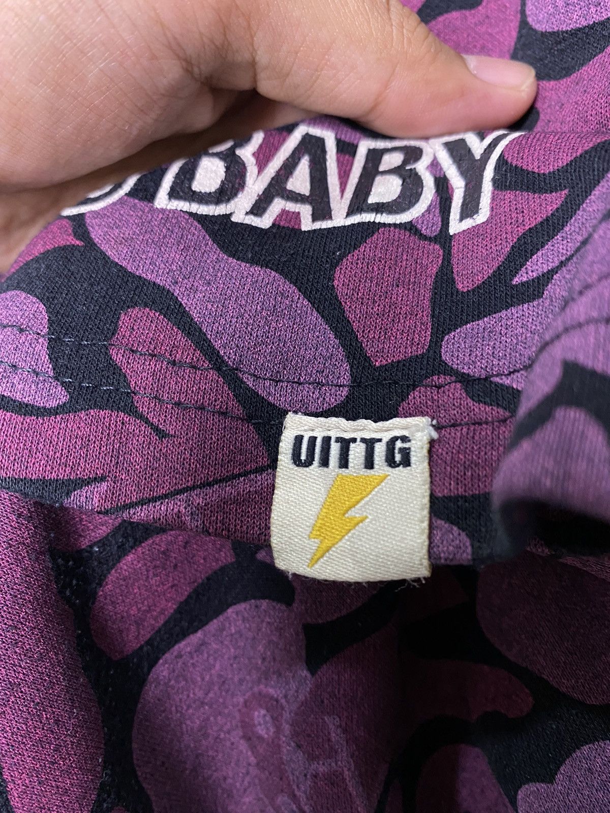 Japanese Brand SHOOT 🔥 Vintage Fullprint Uittg Baby Milo Short Pants Size US 32 / EU 48 - 3 Thumbnail