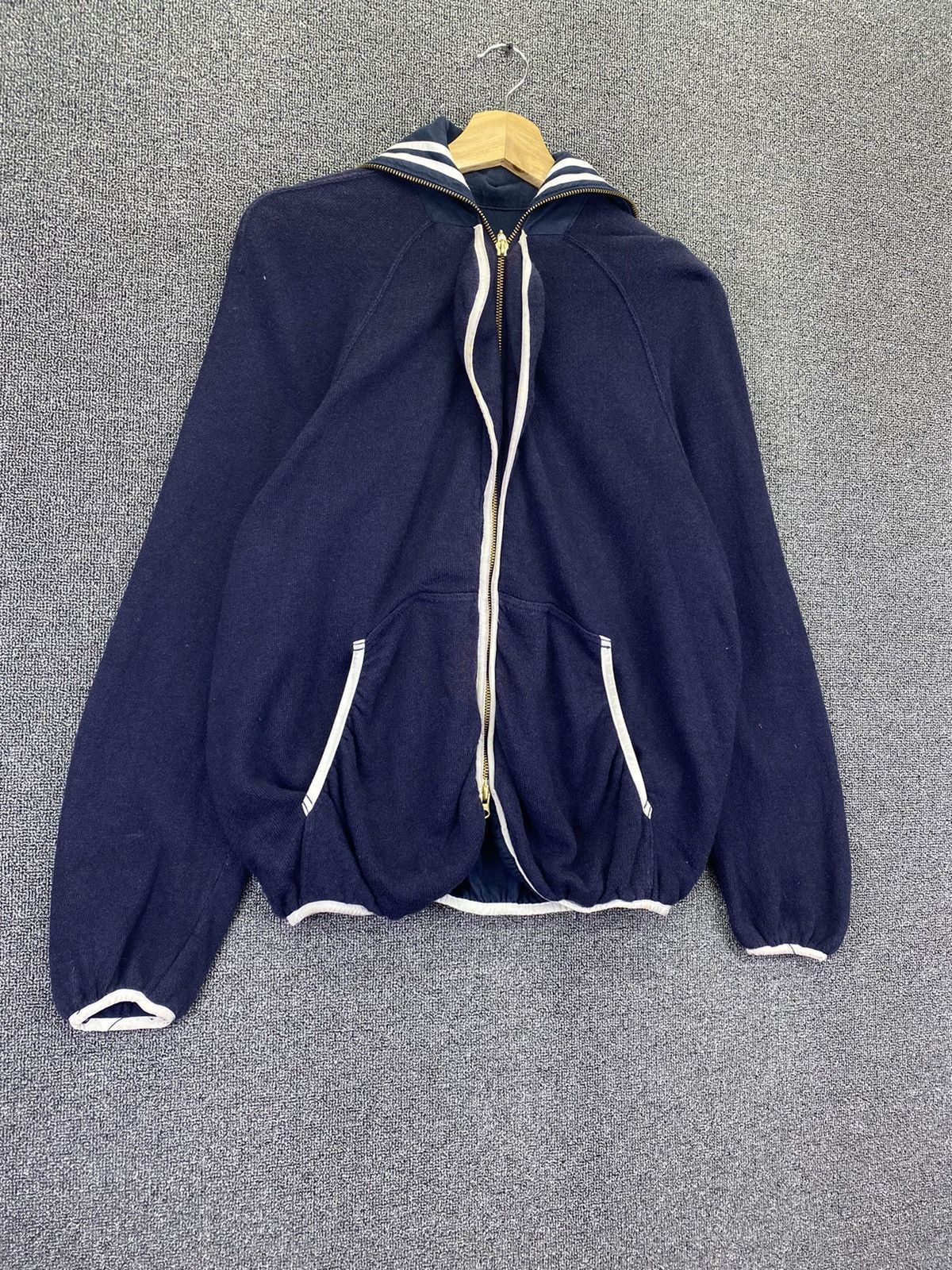 Issey Miyake Mercibeaucoup Issey Miyake Fully Hodded Wool Sweater Jacket Size US M / EU 48-50 / 2 - 3 Thumbnail