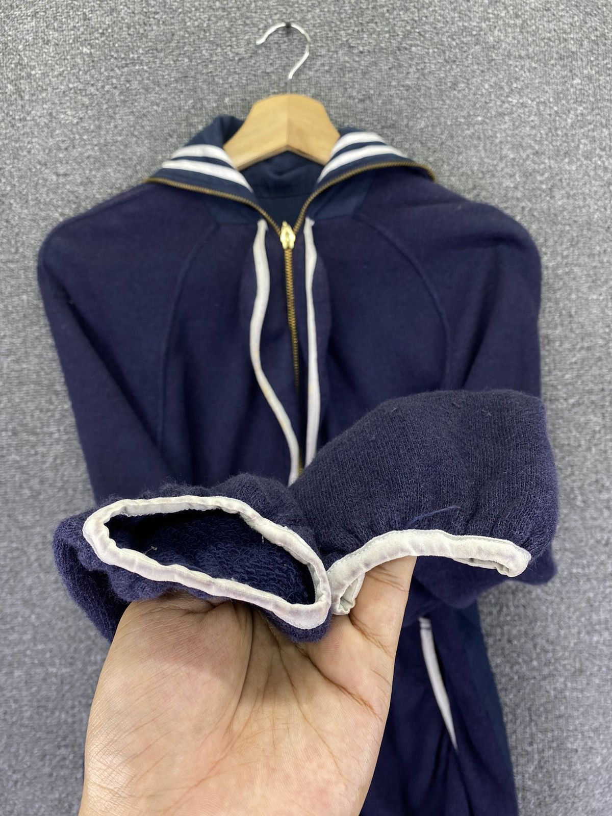 Issey Miyake Mercibeaucoup Issey Miyake Fully Hodded Wool Sweater Jacket Size US M / EU 48-50 / 2 - 6 Thumbnail