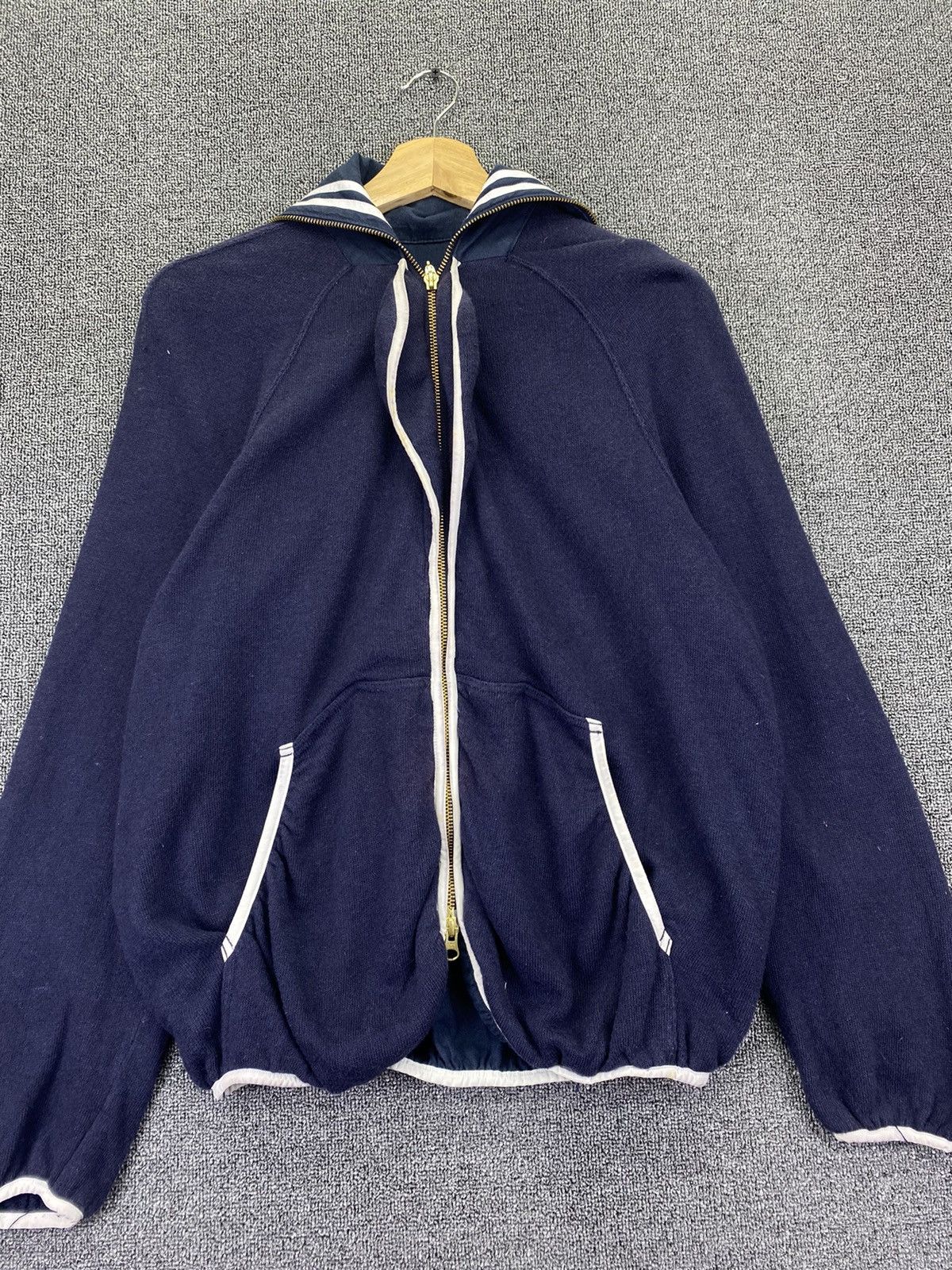 Issey Miyake Mercibeaucoup Issey Miyake Fully Hodded Wool Sweater Jacket Size US M / EU 48-50 / 2 - 4 Thumbnail