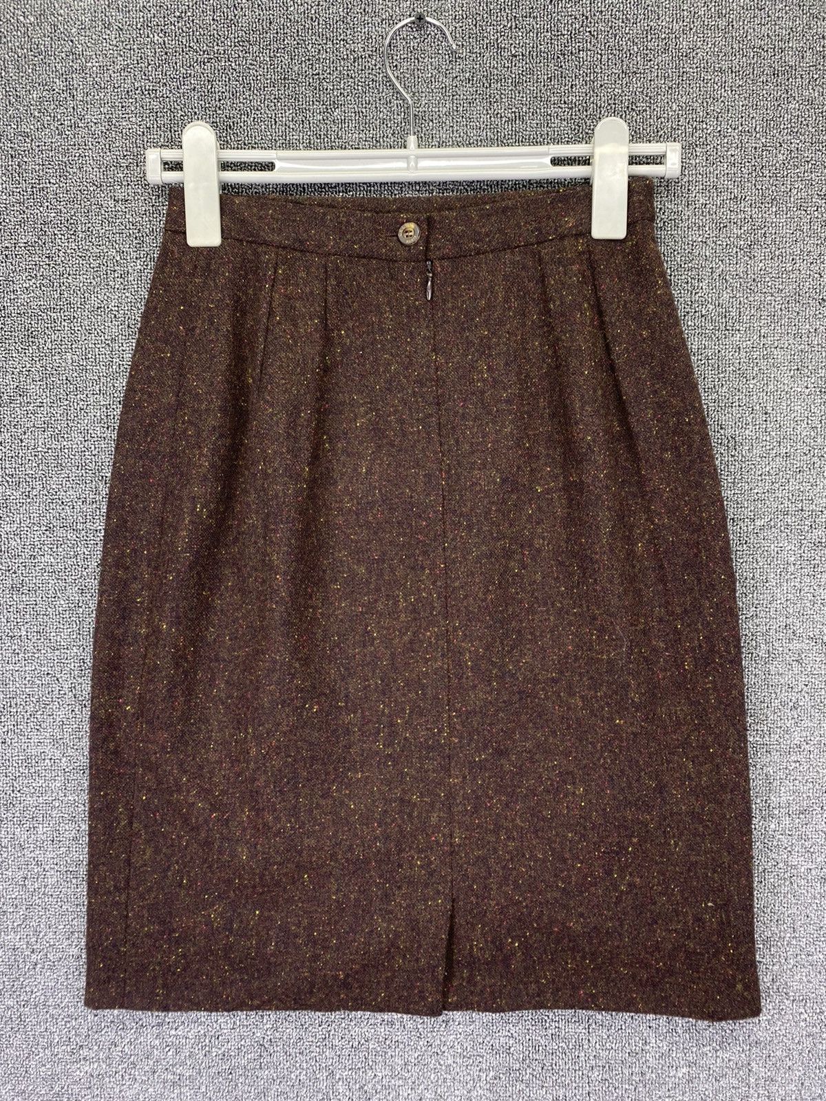 Celine Vintage Celine Paris Trema JC Wool Mini Skirts Size 28" / US 6 / IT 42 - 1 Thumbnail