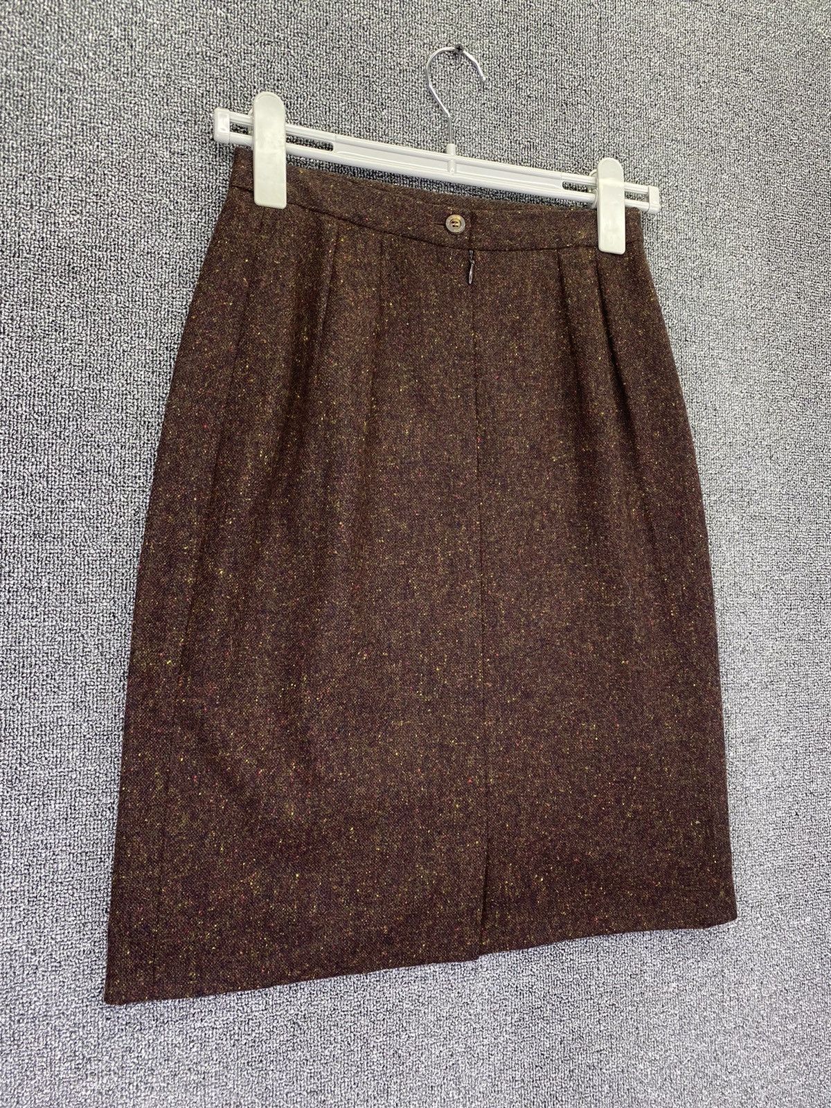 Celine Vintage Celine Paris Trema JC Wool Mini Skirts Size 28" / US 6 / IT 42 - 2 Thumbnail
