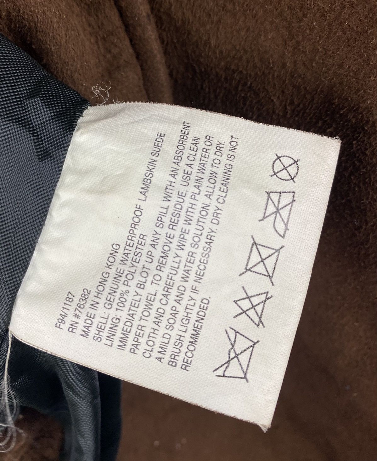 Leather Timberland Weather Gear Lamb Skin Suede Leather Coat Jacket Size XL / US 12-14 / IT 48-50 - 5 Thumbnail