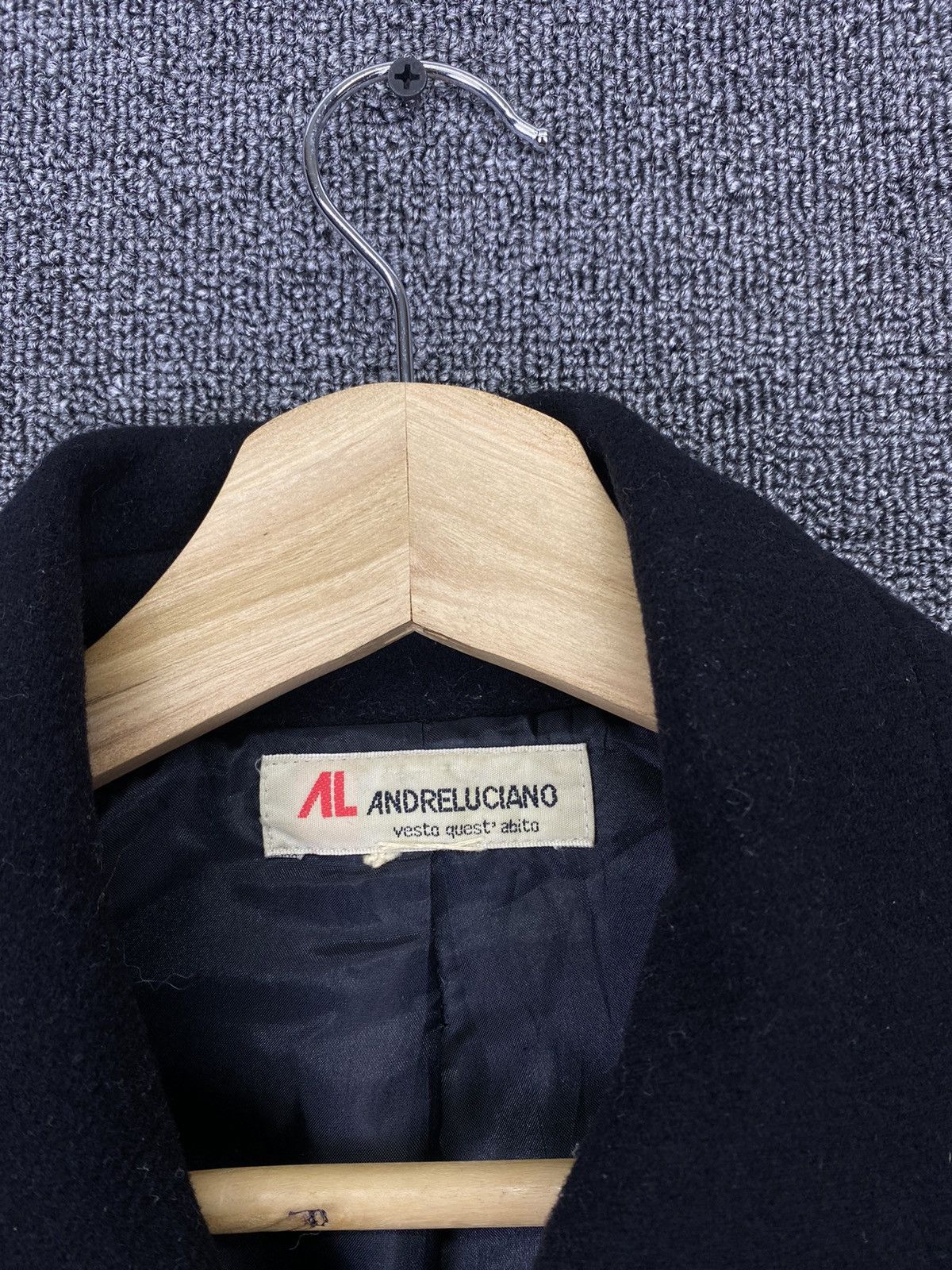 Andreluciano Vintage Andreluciano Wool Long Coats Jacket Size XXL / US 16-18 / IT 52-54 - 5 Thumbnail