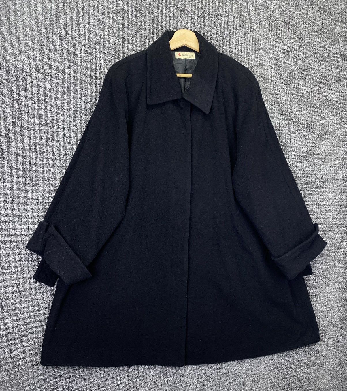Andreluciano Vintage Andreluciano Wool Long Coats Jacket Size XXL / US 16-18 / IT 52-54 - 2 Thumbnail