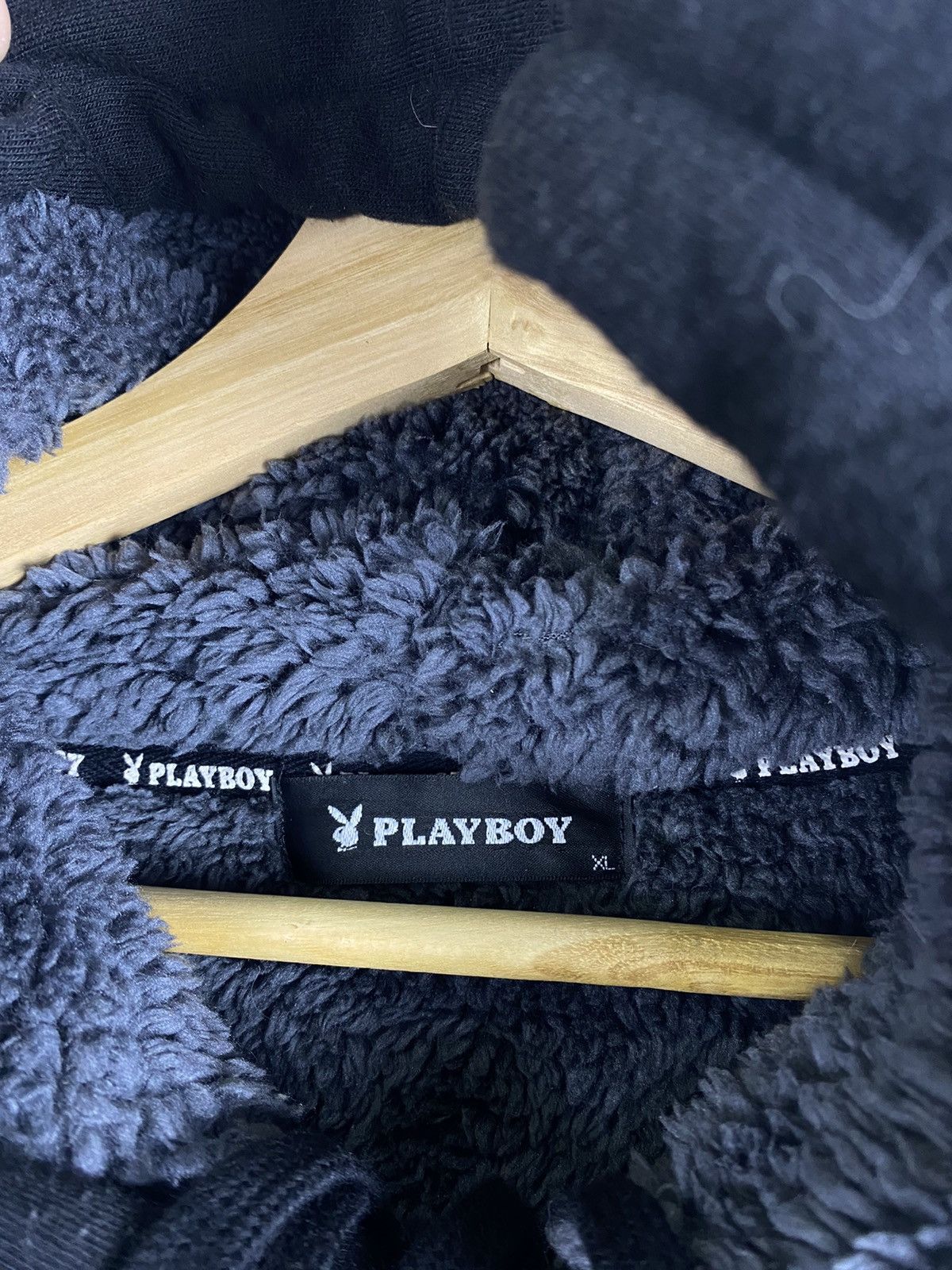 Playboy GONE 🔥 Vintage Playboy Lining Sherpa Sweatshirt Size US XL / EU 56 / 4 - 5 Thumbnail