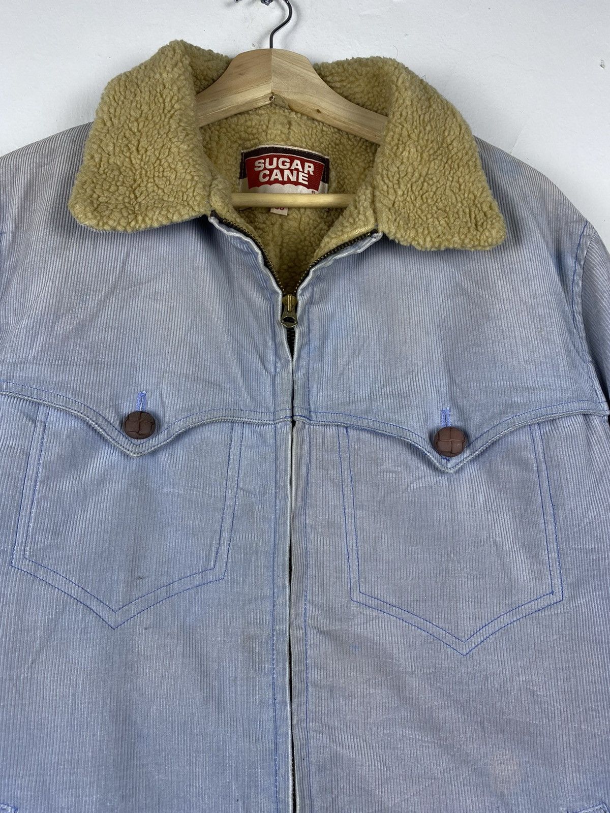 Sugar Cane Vintage Sugar Cane Shearling Lining Corduroy Jacket Size US L / EU 52-54 / 3 - 3 Thumbnail