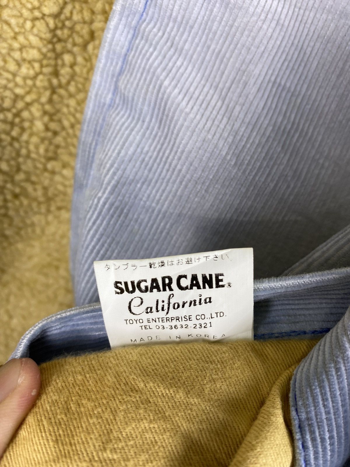 Sugar Cane Vintage Sugar Cane Shearling Lining Corduroy Jacket Size US L / EU 52-54 / 3 - 7 Thumbnail