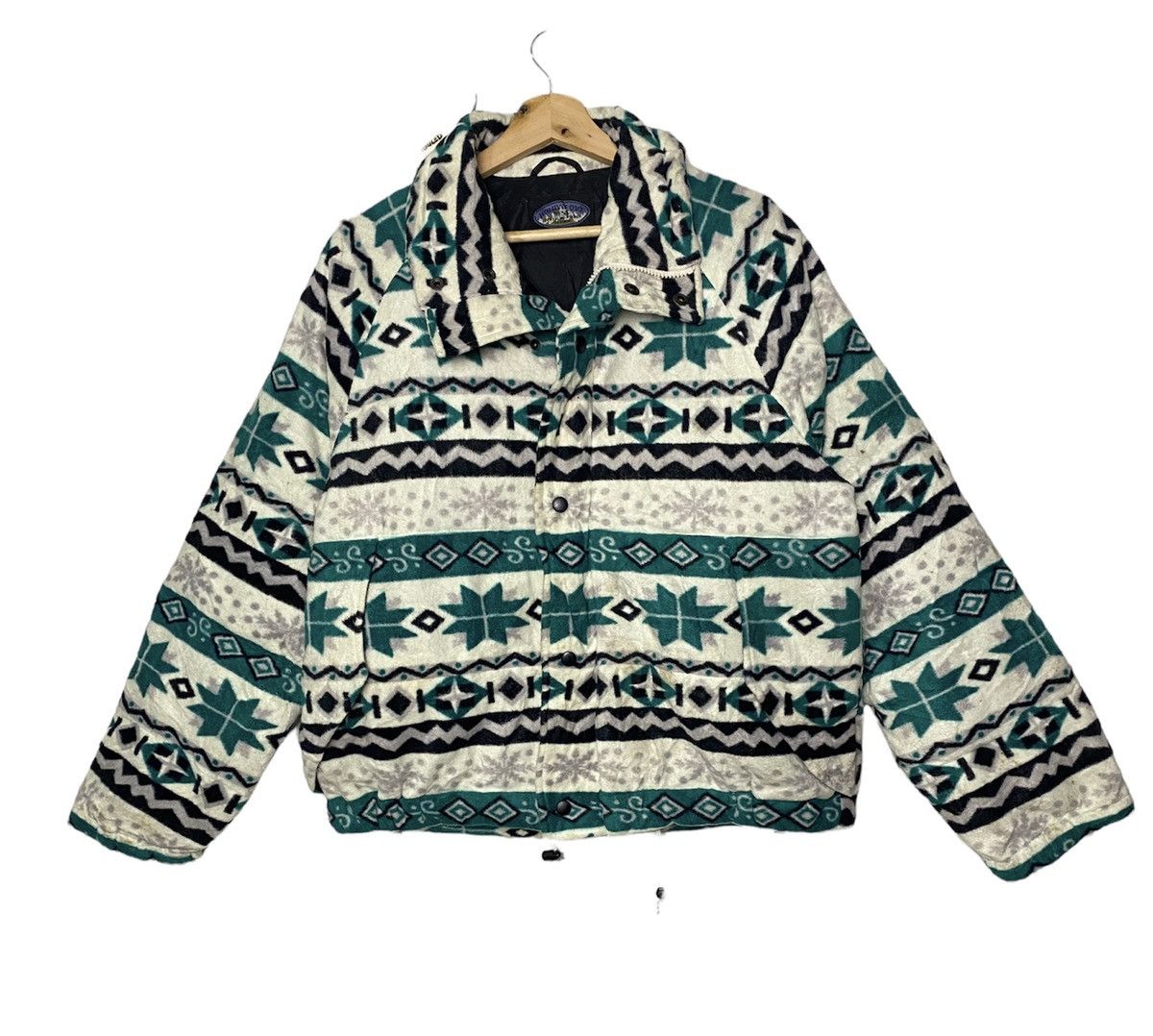 Japanese Brand OFFER 🔥 Vintage Native X Navajo Sweater Zip Up Jacket Size US M / EU 48-50 / 2 - 1 Thumbnail