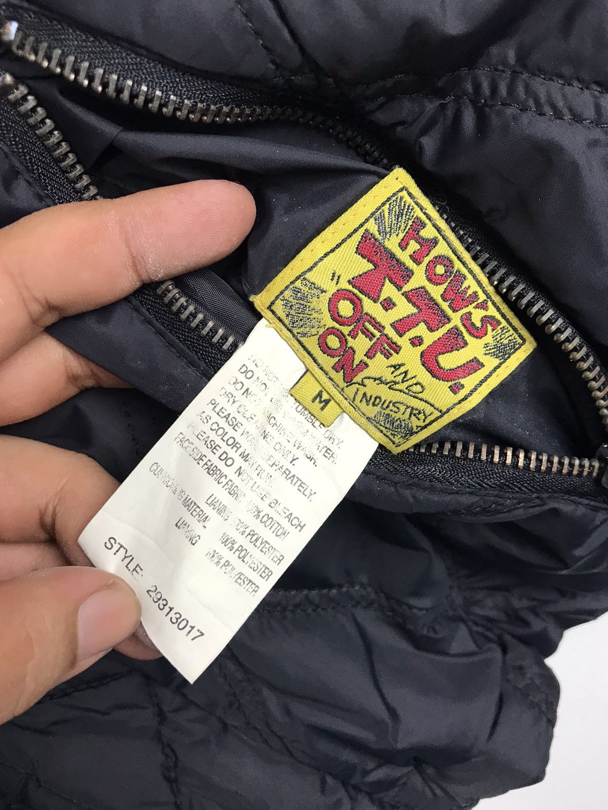Japanese Brand × Vintage 🔥Rare design reversible jacket full zipper Size US M / EU 48-50 / 2 - 8 Thumbnail
