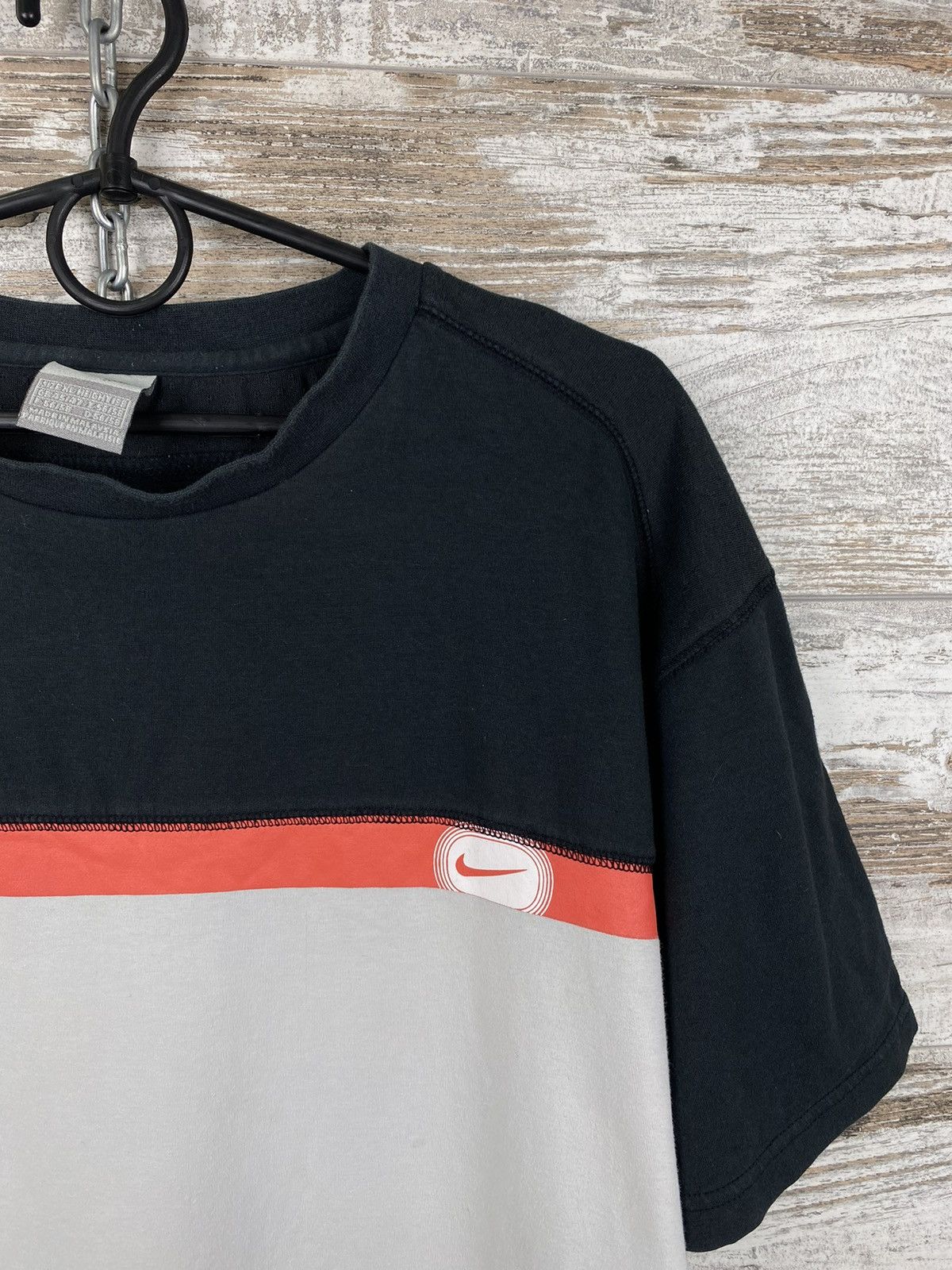 Nike × Vintage Mens Vintage Nike Swoosh T Shirt streetwear y2k rare 90s acg Size US XL / EU 56 / 4 - 7 Thumbnail