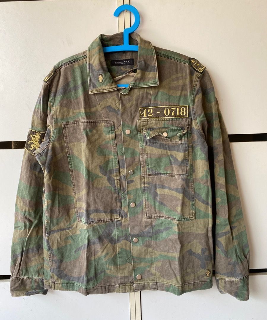 Zara ZARA MAN MILITARY CAMO INSPIRED JACKET Size US M / EU 48-50 / 2 - 1 Thumbnail