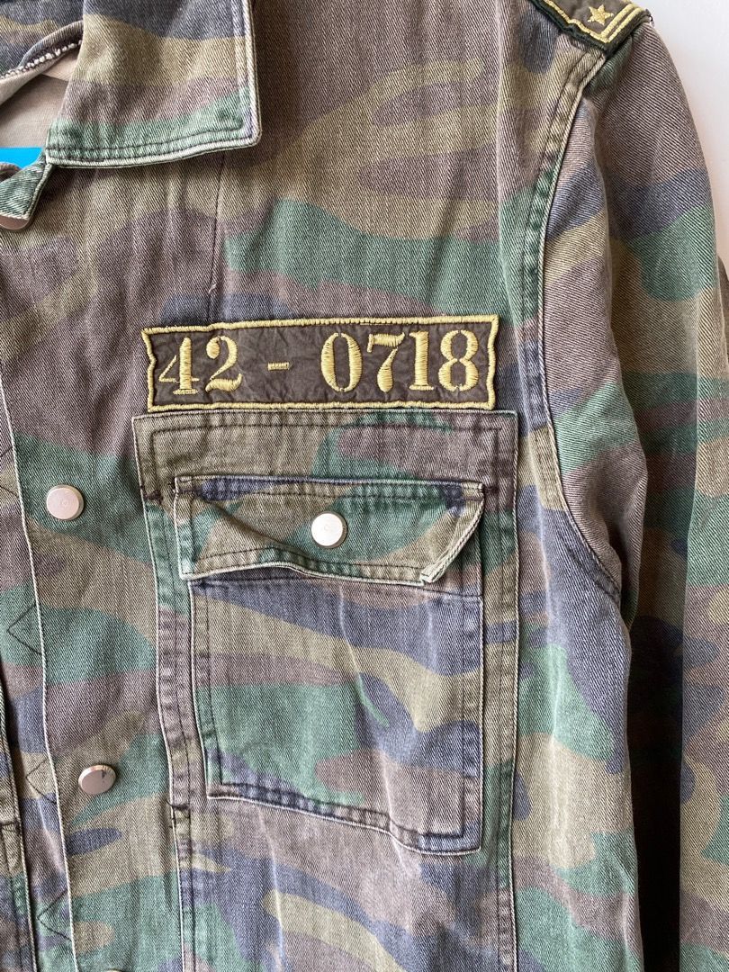 Zara ZARA MAN MILITARY CAMO INSPIRED JACKET Size US M / EU 48-50 / 2 - 4 Thumbnail