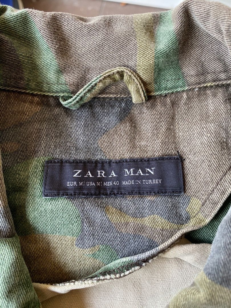 Zara ZARA MAN MILITARY CAMO INSPIRED JACKET Size US M / EU 48-50 / 2 - 8 Thumbnail