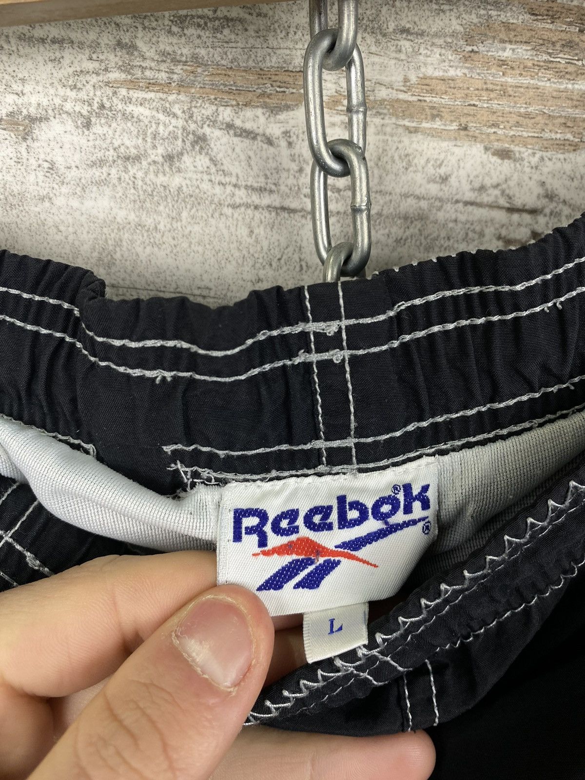 Reebok × Vintage Mens Vintage Reebok Cargo Shorts nylon y2k streetwear rare Size US 34 / EU 50 - 6 Thumbnail