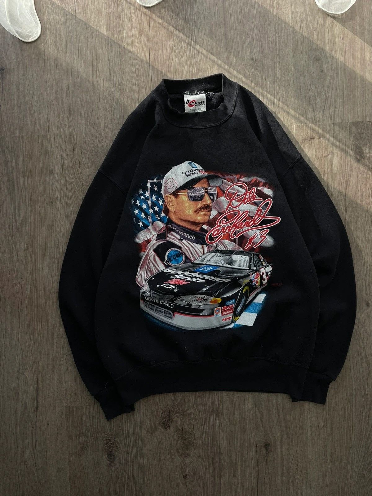 Vintage NASCAR Racing Dale Earnhardt Sweatshirt Black
