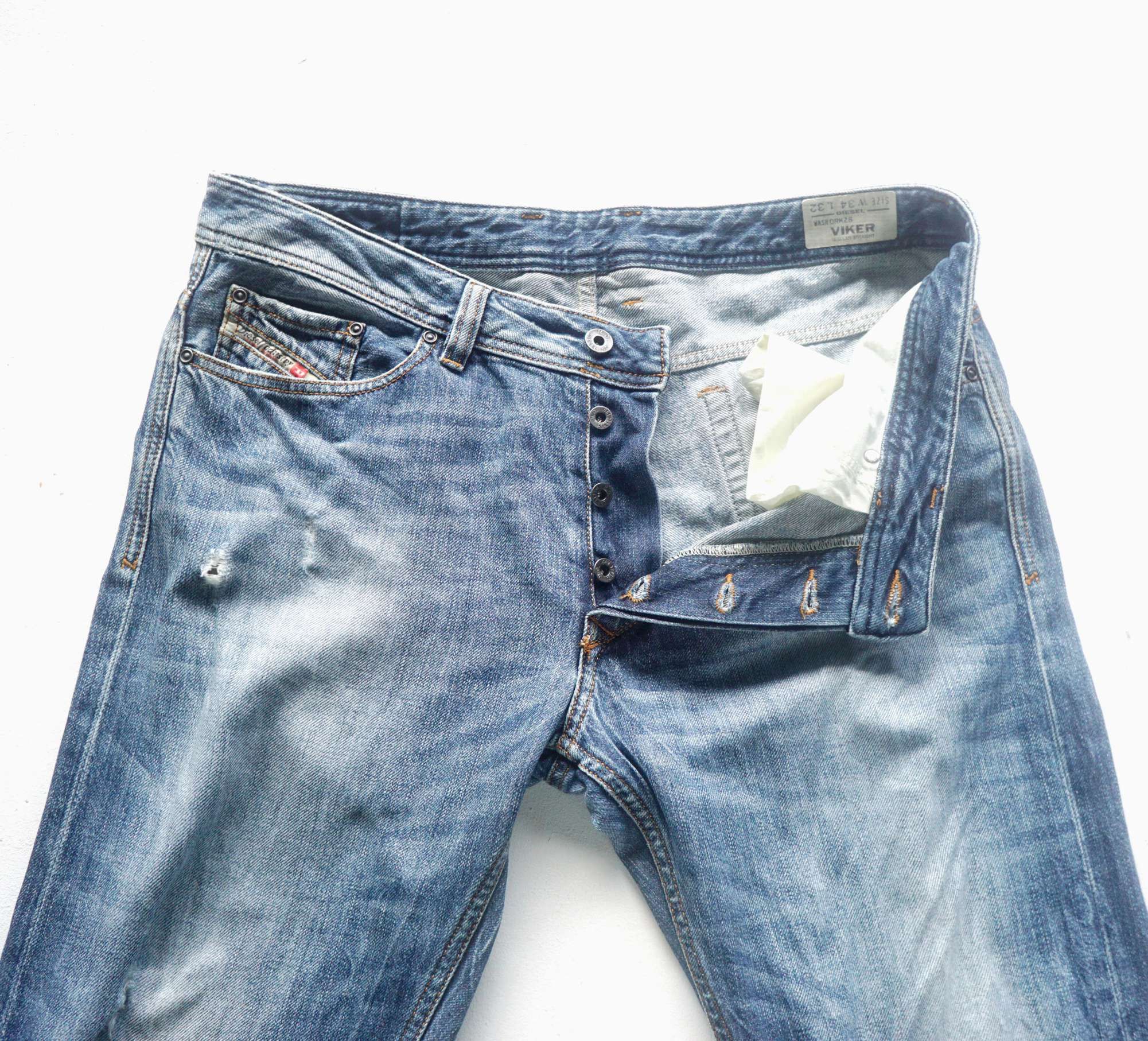 Diesel DIESEL VIKER Button-Fly Ripped Jeans Size US 34 / EU 50 - 7 Thumbnail