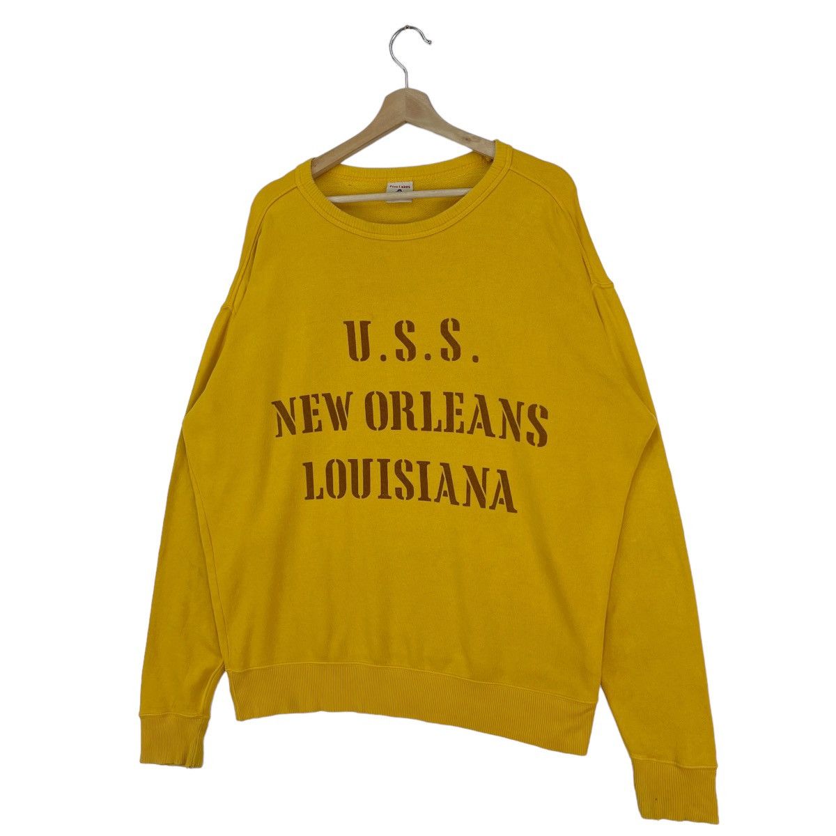 Vintage 90’s USS New Orleans Sweatshirt Size US XL / EU 56 / 4 - 2 Thumbnail