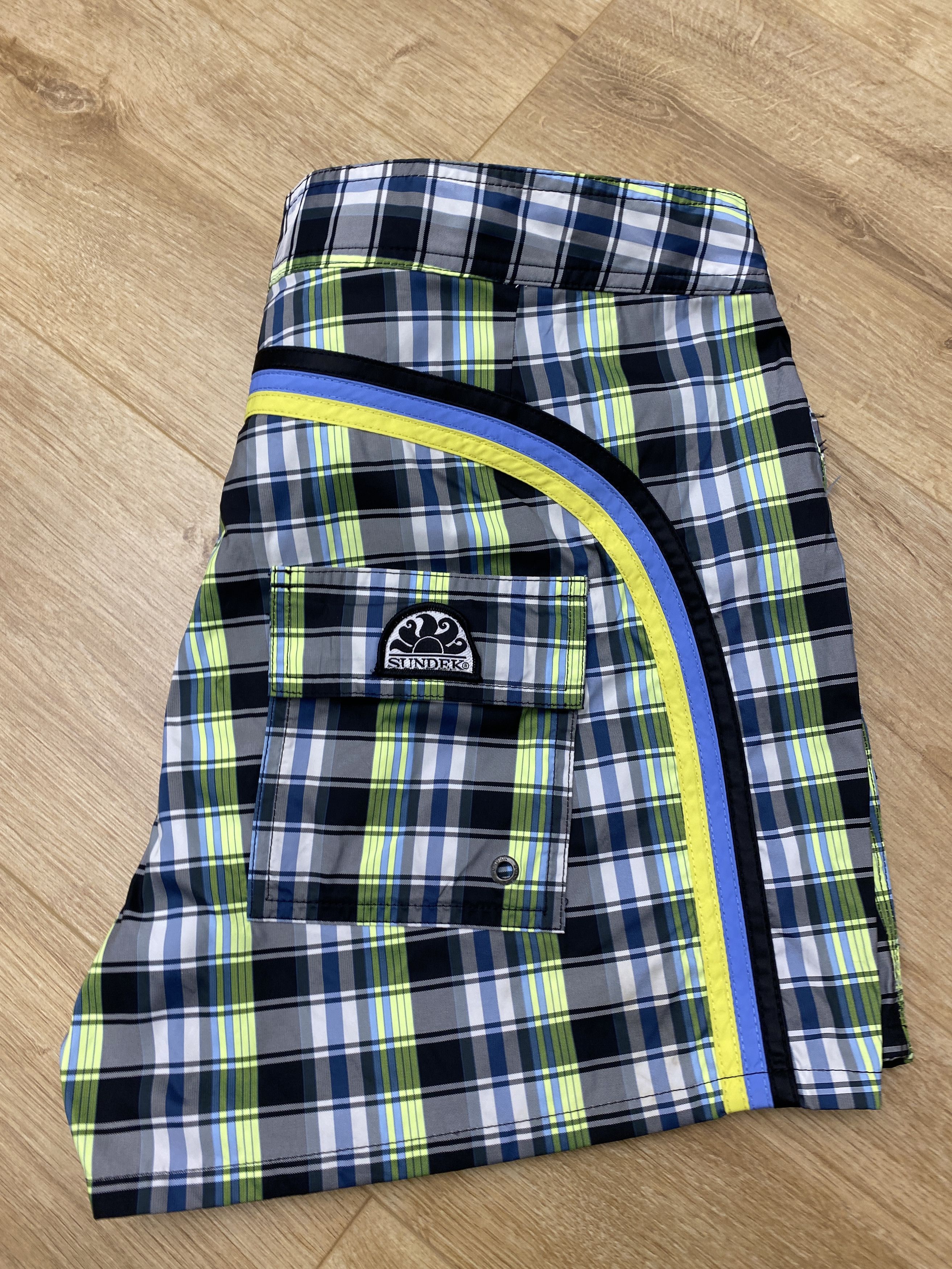 Sundek Nova Check Sundek 36 Board Shorts Trunks Bath Suit 36 L XL Size US 36 / EU 52 - 6 Thumbnail