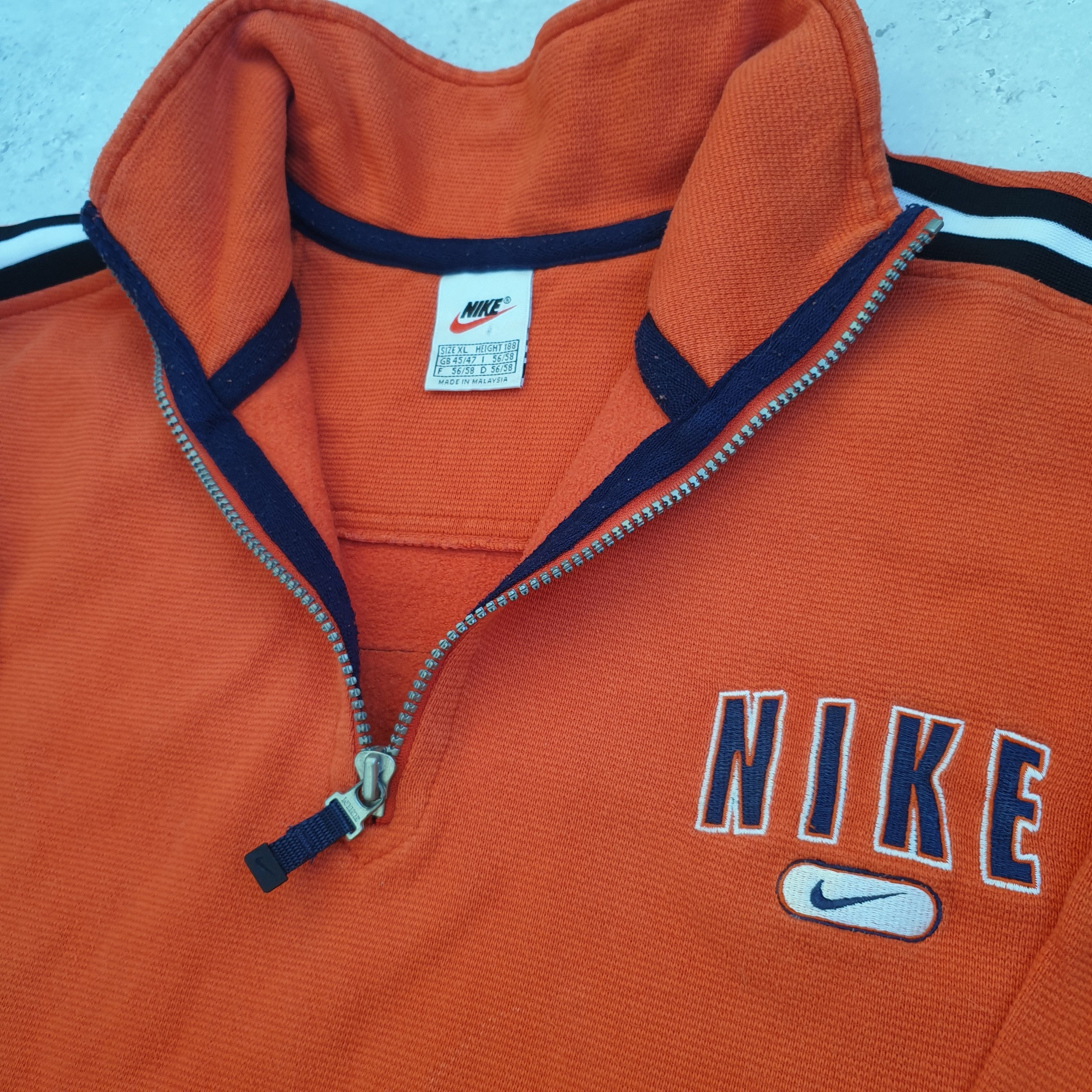 Nike × Vintage Vintage Nike 1/4 Sweatshirt Size US XL / EU 56 / 4 - 3 Thumbnail