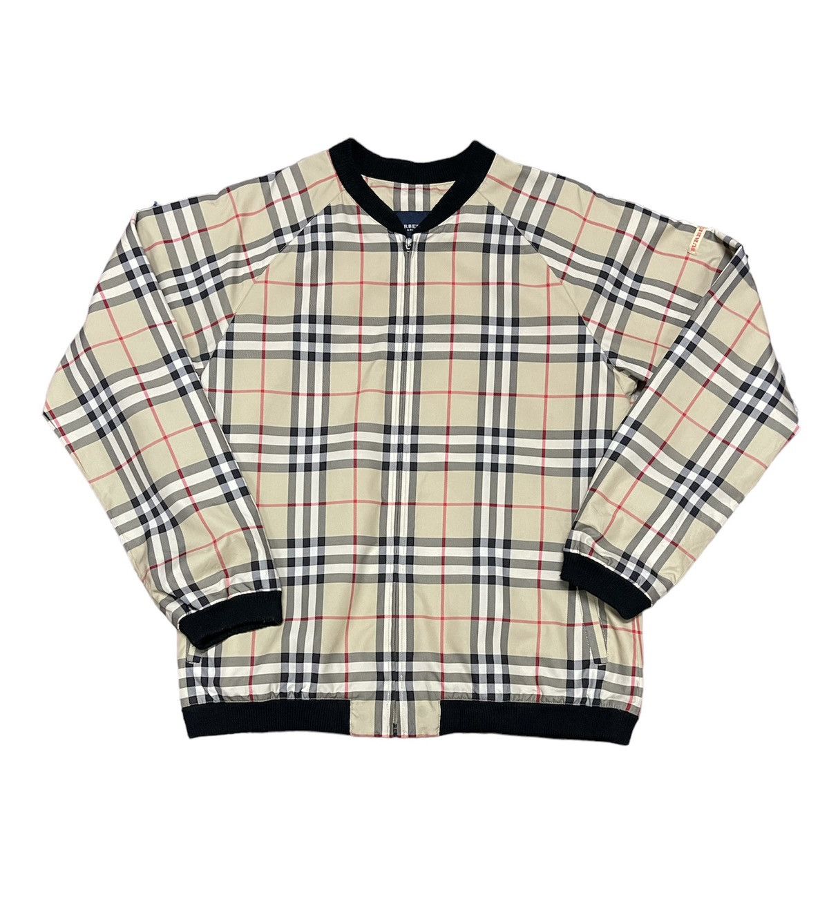 image of Burberry Golf Nova Check Light Jacket, Women's (Size Medium)