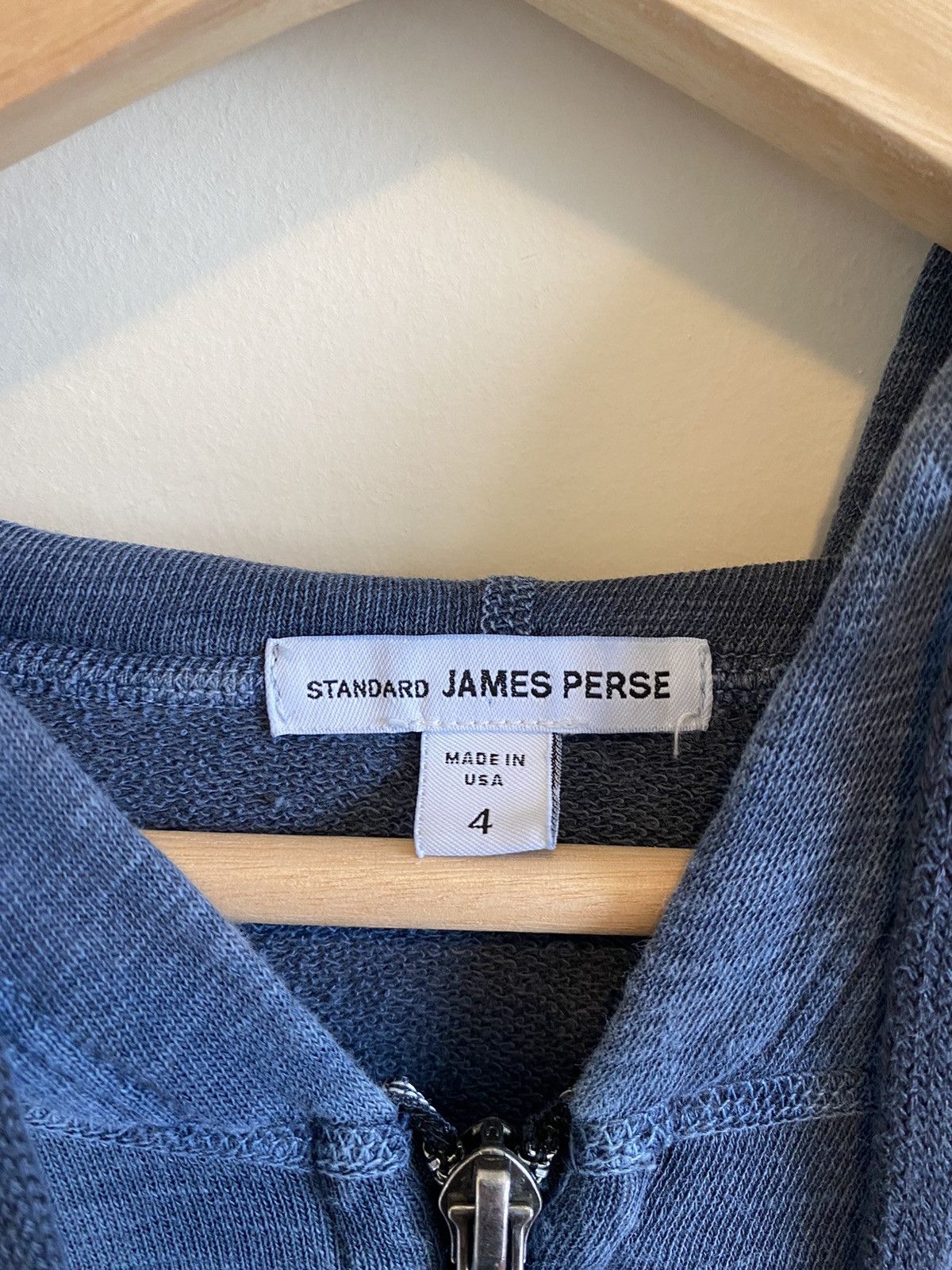 James Perse James Perse Supima cotton Zip Up Hoodie french terry Size US XL / EU 56 / 4 - 3 Thumbnail