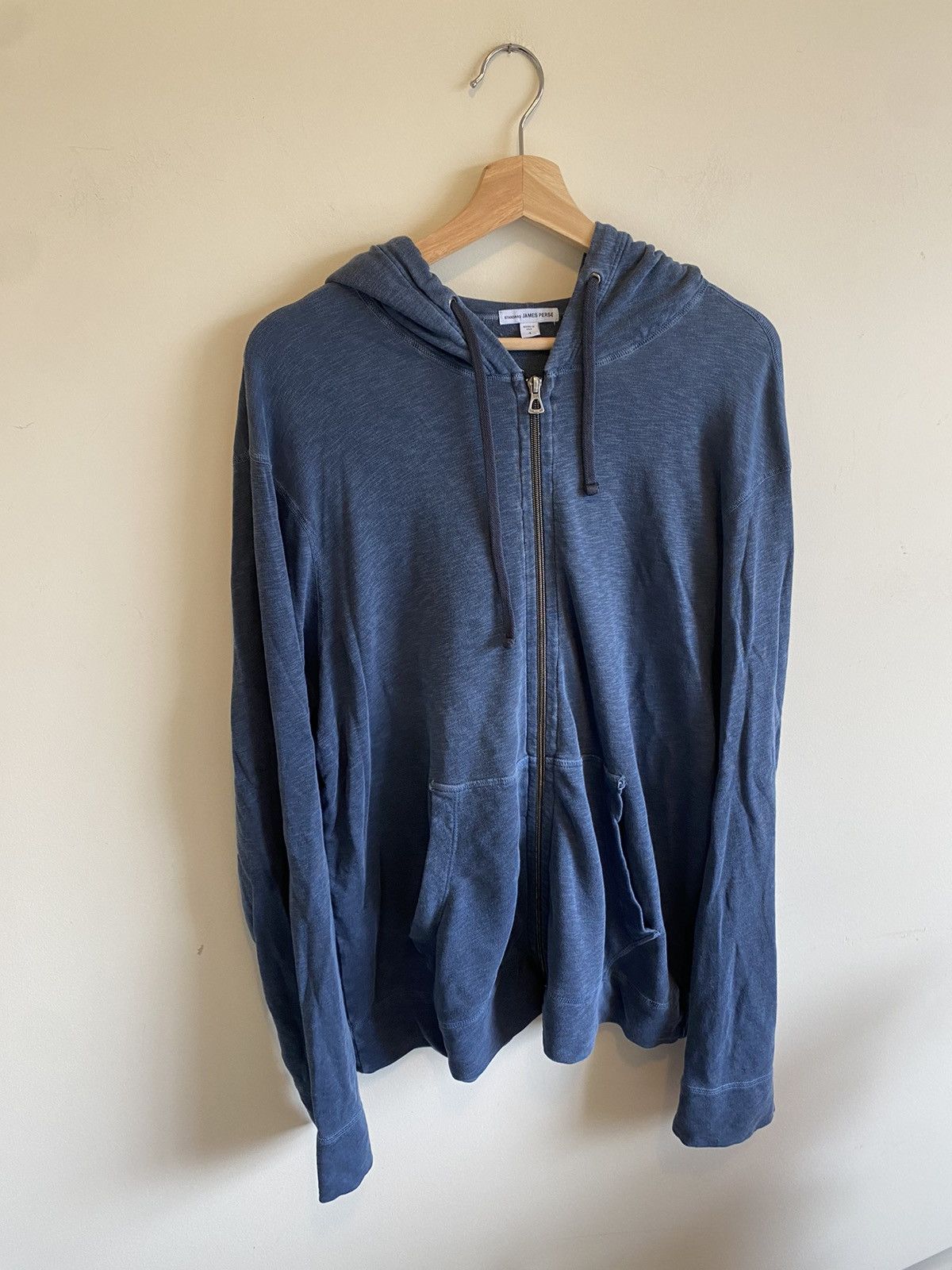 James Perse James Perse Supima cotton Zip Up Hoodie french terry Size US XL / EU 56 / 4 - 1 Thumbnail