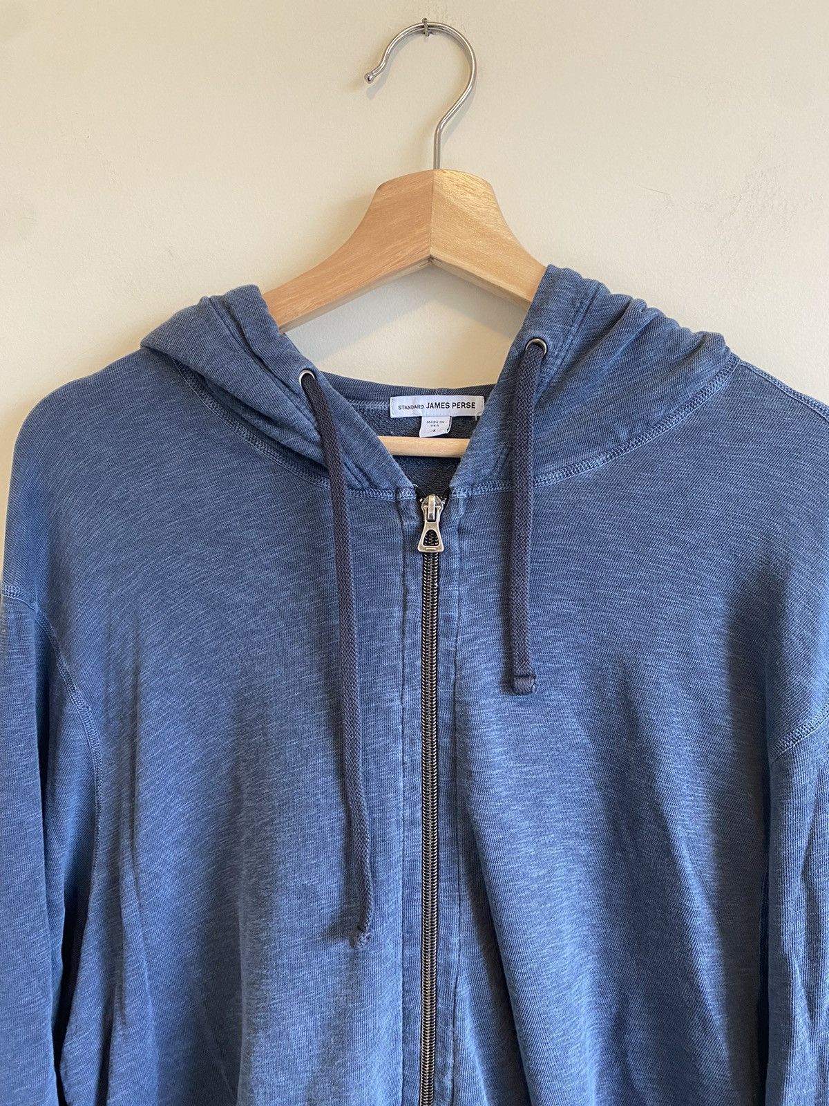 James Perse James Perse Supima cotton Zip Up Hoodie french terry Size US XL / EU 56 / 4 - 2 Thumbnail