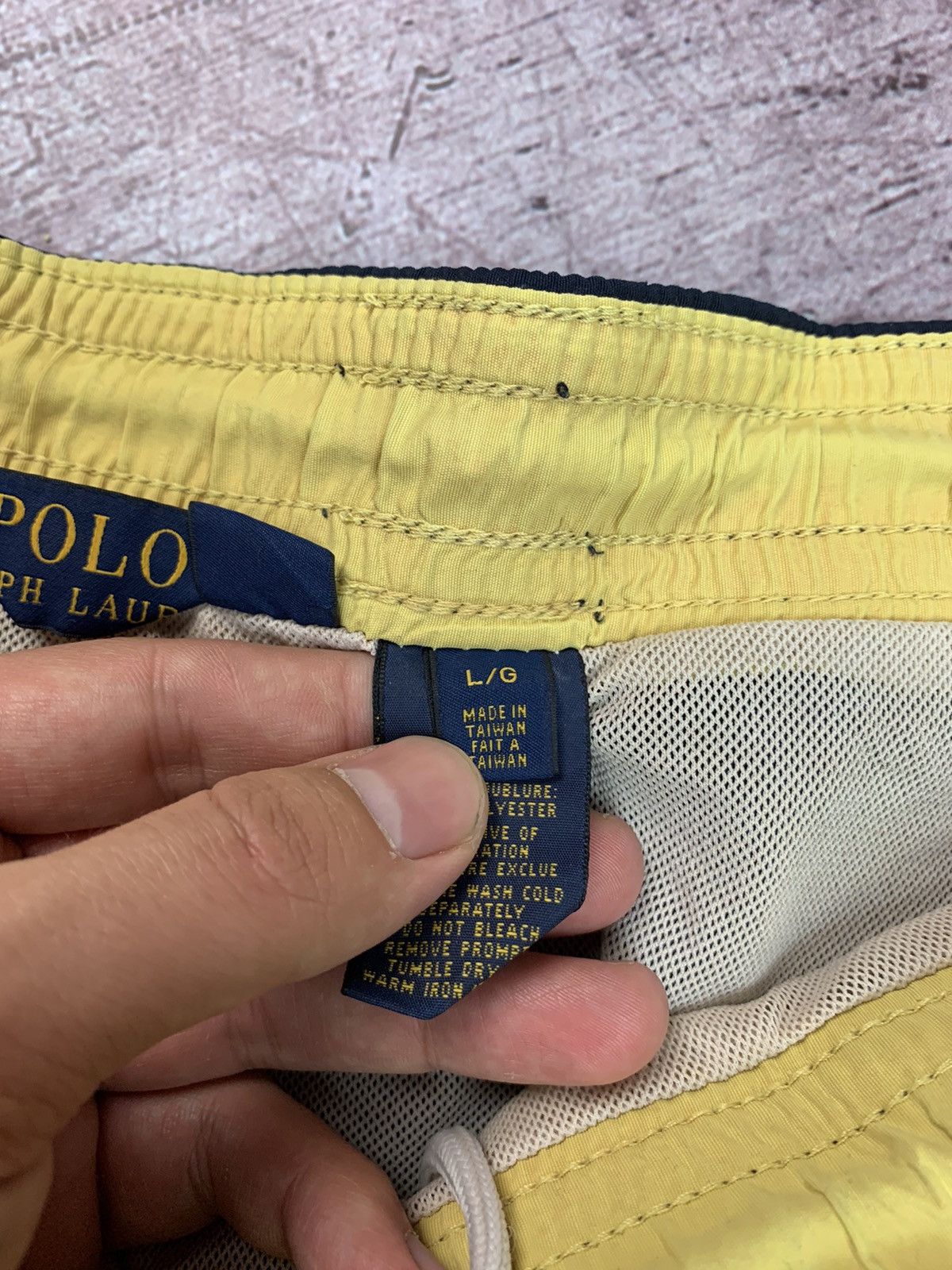 Polo Ralph Lauren × Vintage Polo Ralph Lauren Vintage Mens Nylon Shorts Size US 34 / EU 50 - 6 Thumbnail