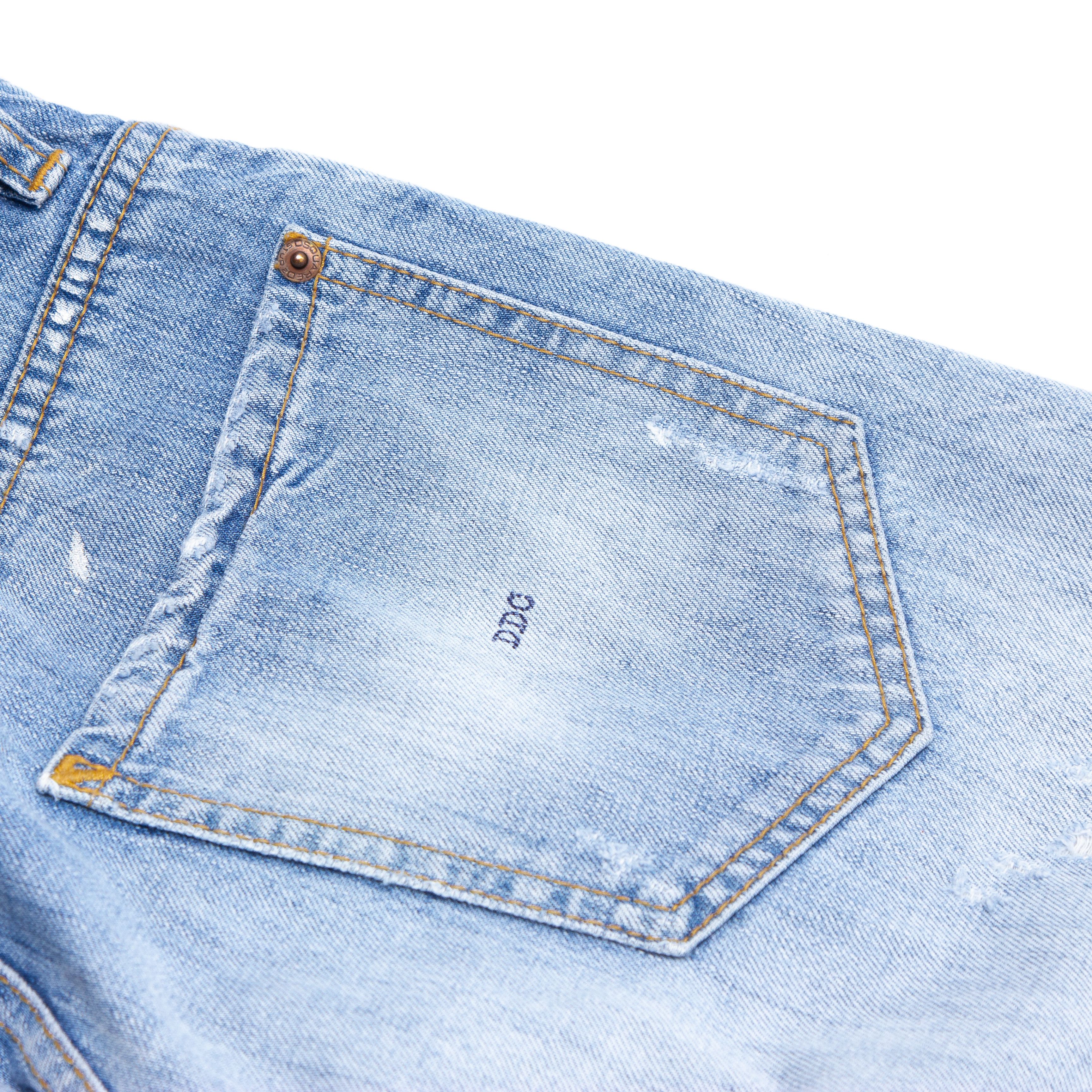 Dsquared2 DSQUERED2 Patchwork Distressed Painter Jeans Size US 29 - 9 Thumbnail
